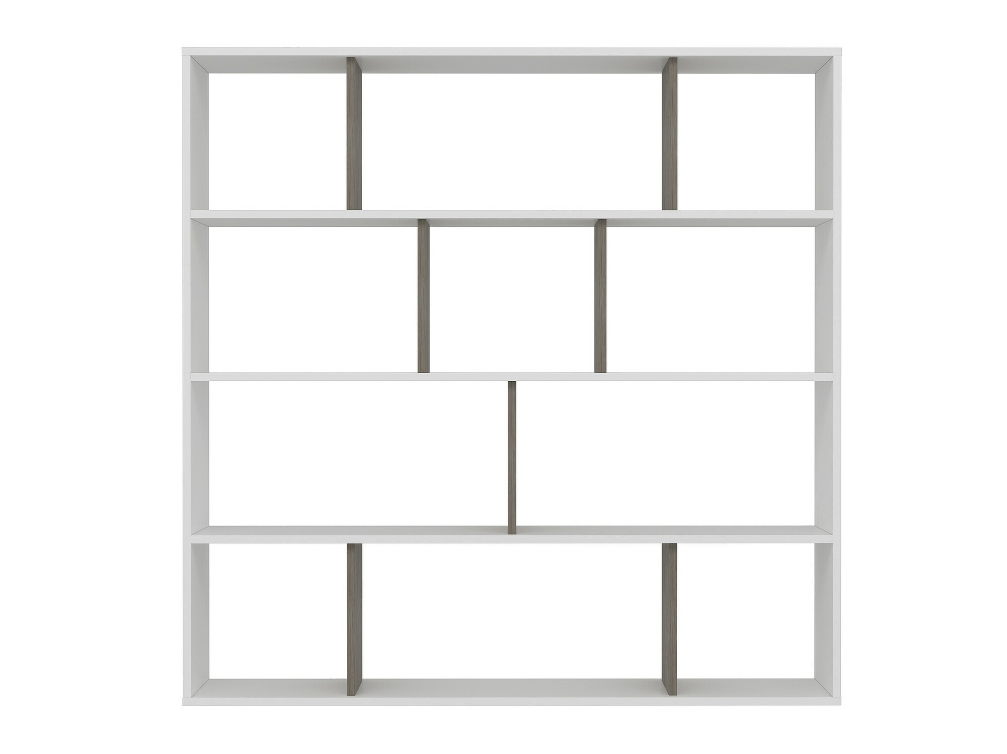 Βιβλιοθήκη Kailua 1095 (Άσπρο + Wenge)