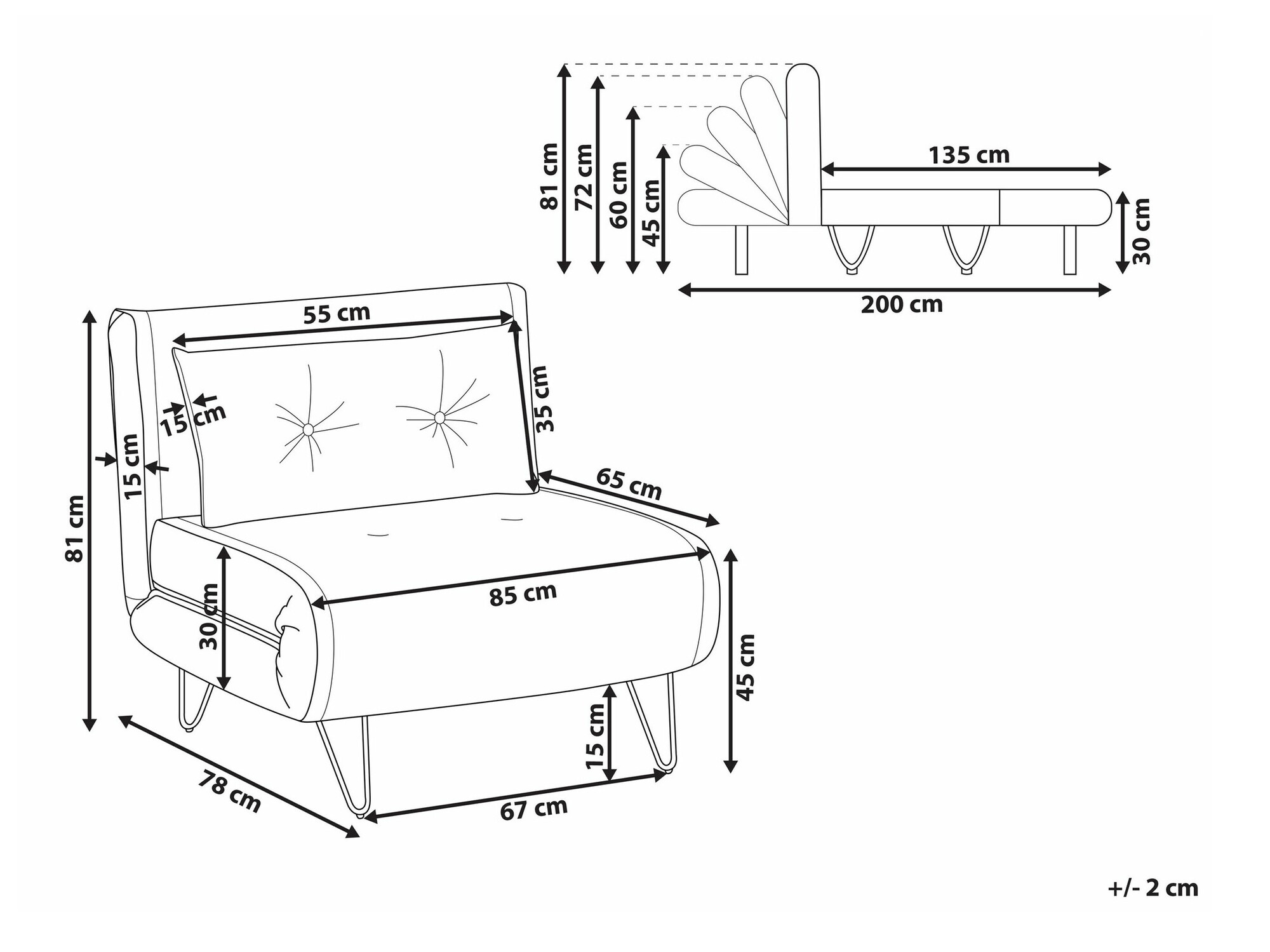 Πολυθρόνα Berwyn 1759 (Γκρι)
