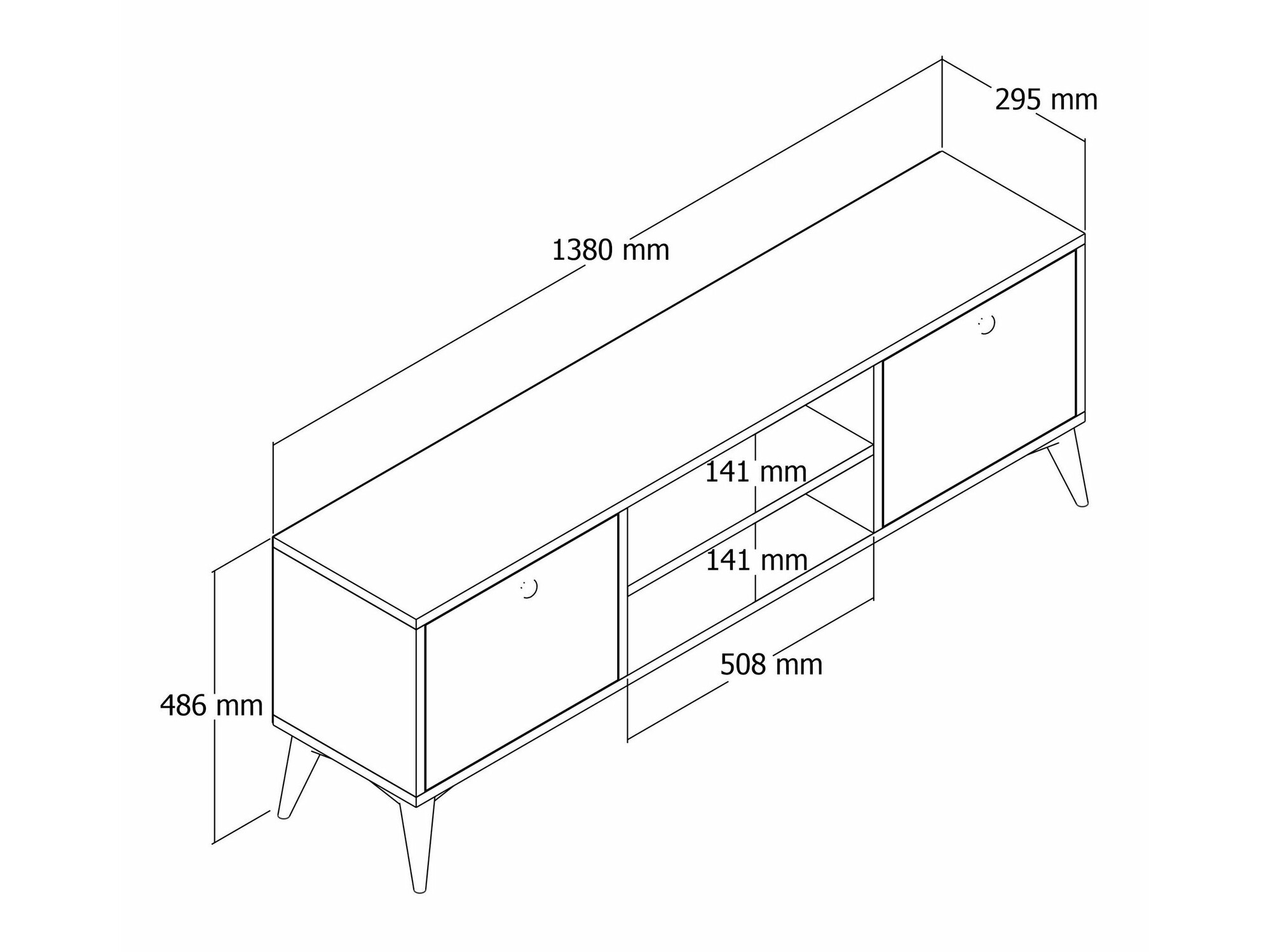 Έπιπλο τηλεόρασης Kailua 2024