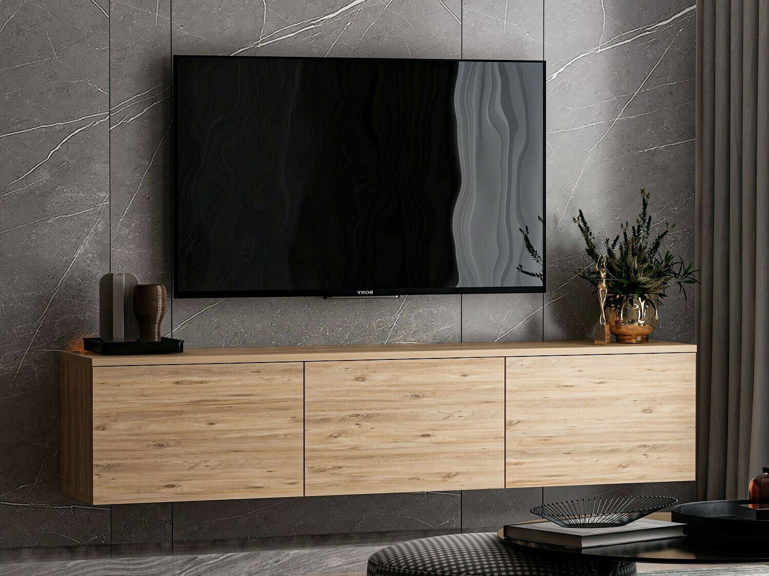 TV stand Kailua 404 (Pine)