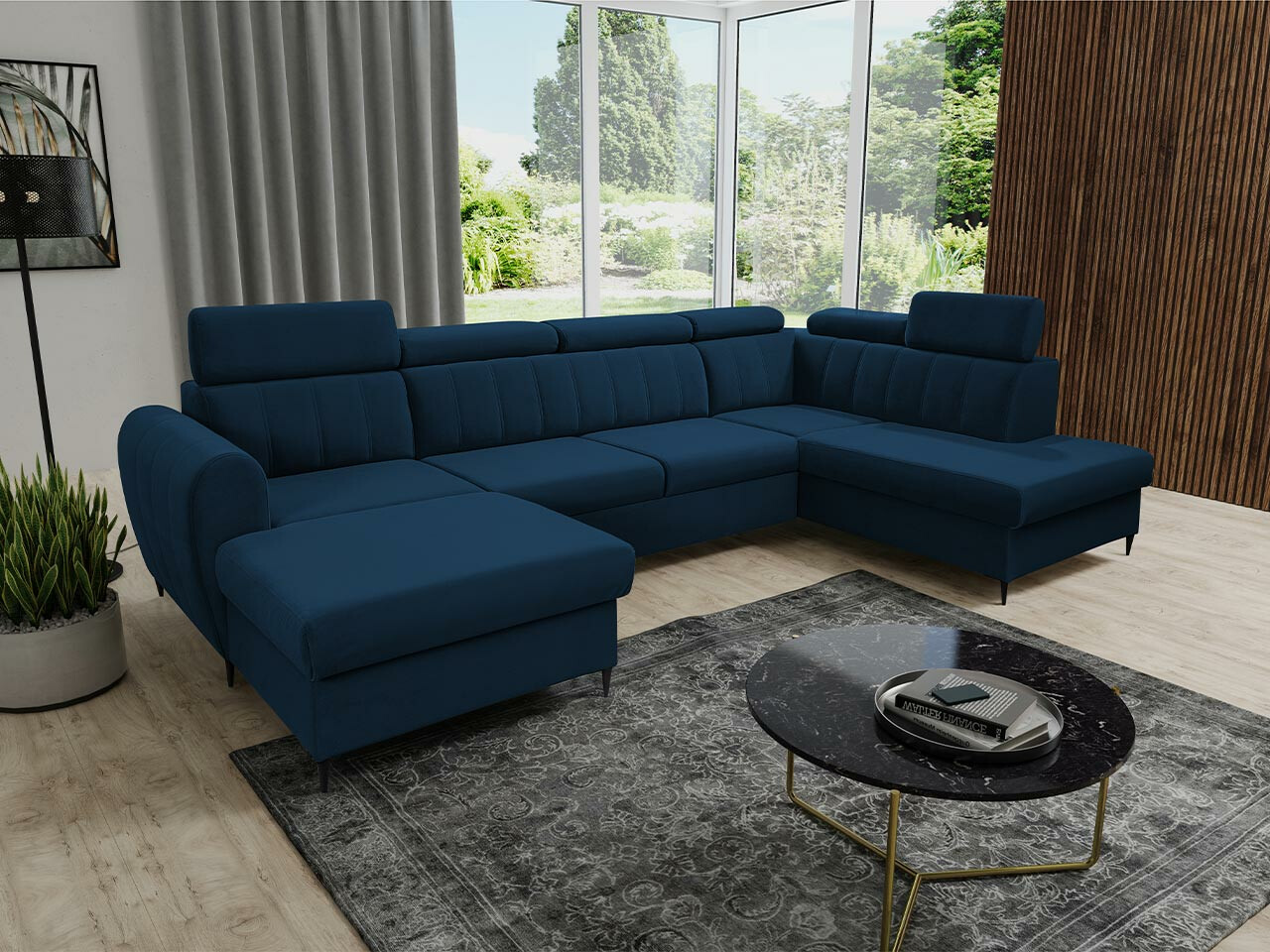 Γωνιακός Καναπές Temple 128 (Kronos 09)