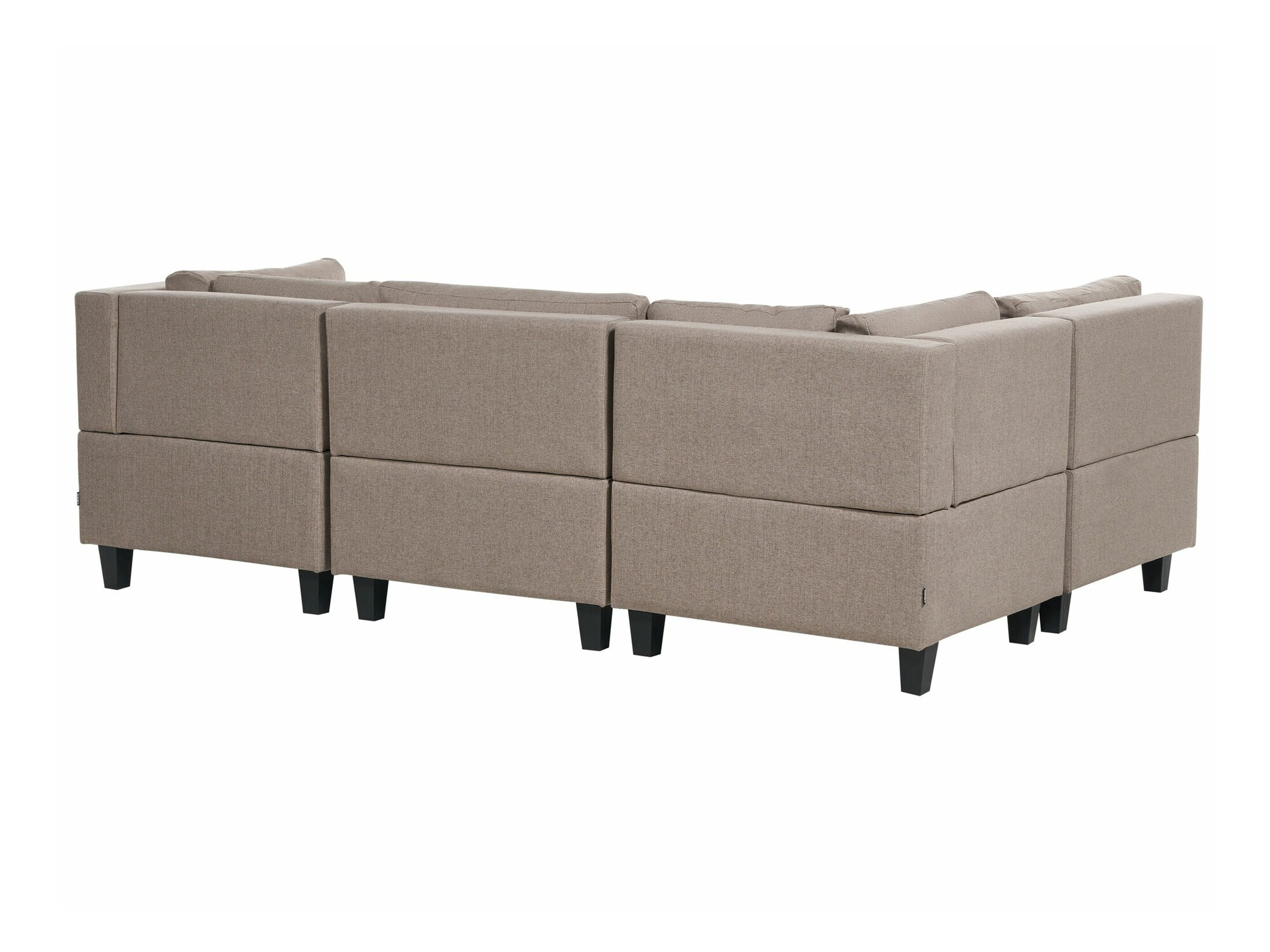 Modular corner sofa Elbmeli 104 (Brown)