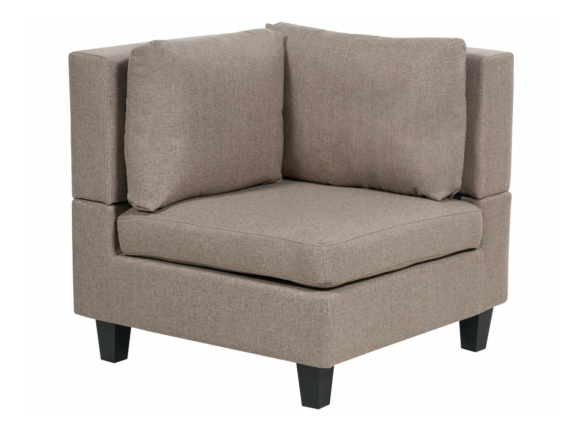 Modular corner sofa Elbmeli 104 (Brown)