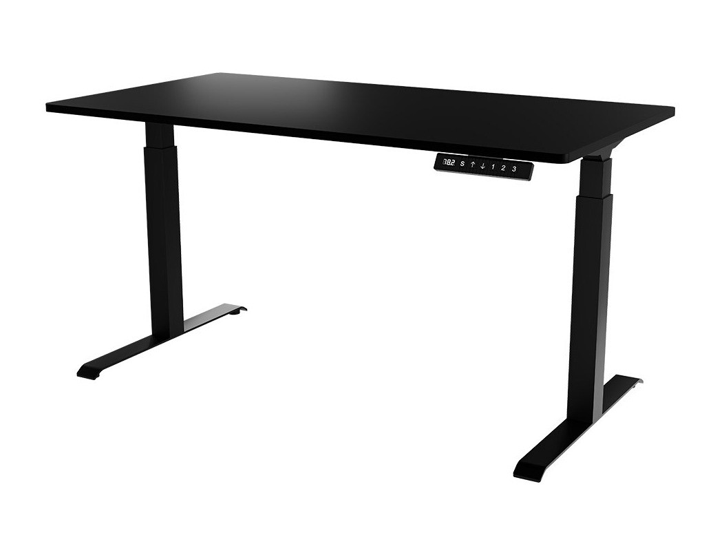 Height-adjustable desk Charlotte 195 (Black)