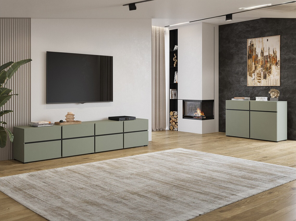 Living room set Alfere 107 (Green)