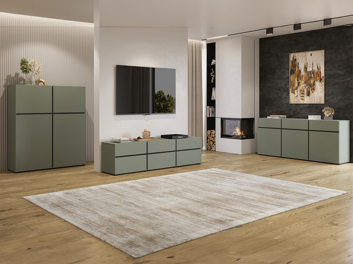 Μπουφέ Alfere 105 (Πράσινο)