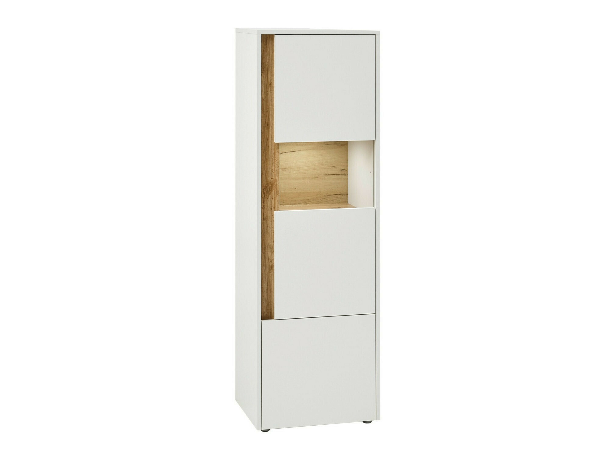 Bookcase Elbsori 102 (White + Wotan Oak)