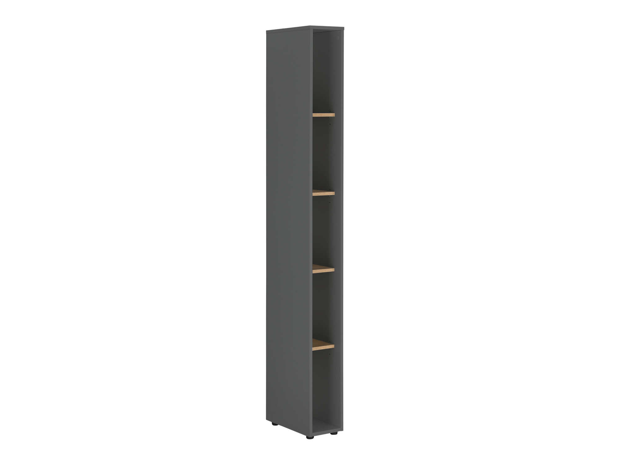 Bookcase Elbsori 105 (Anthracite + Wotan Oak)