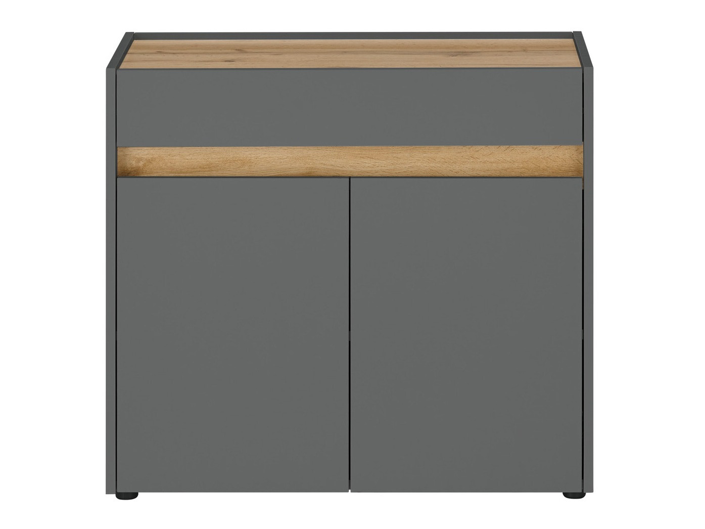 Συρταριέρα Elbsori 110 (Ανθρακί + Δρυς wotan)