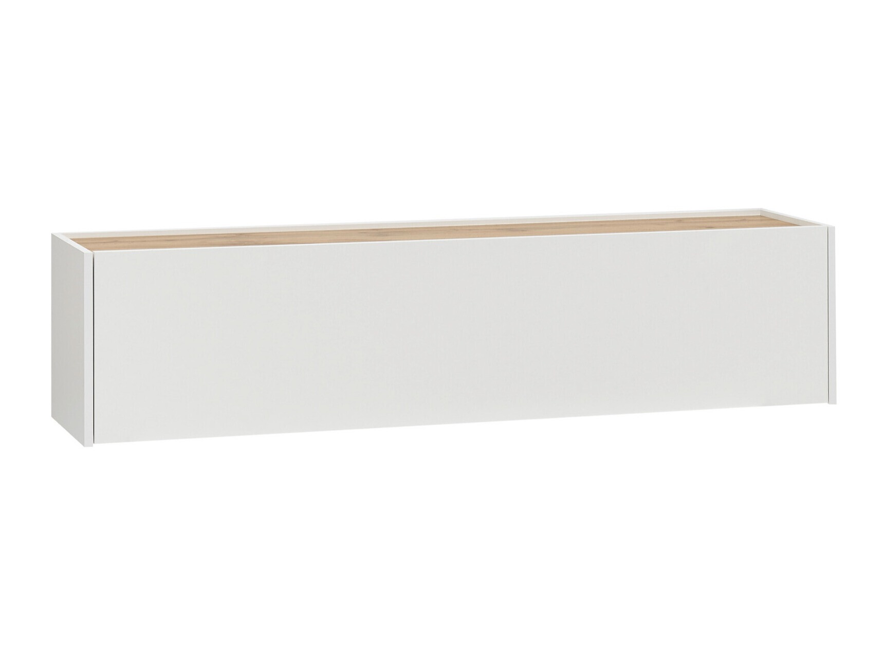 TV stand Elbsori 108 (White + Wotan Oak)