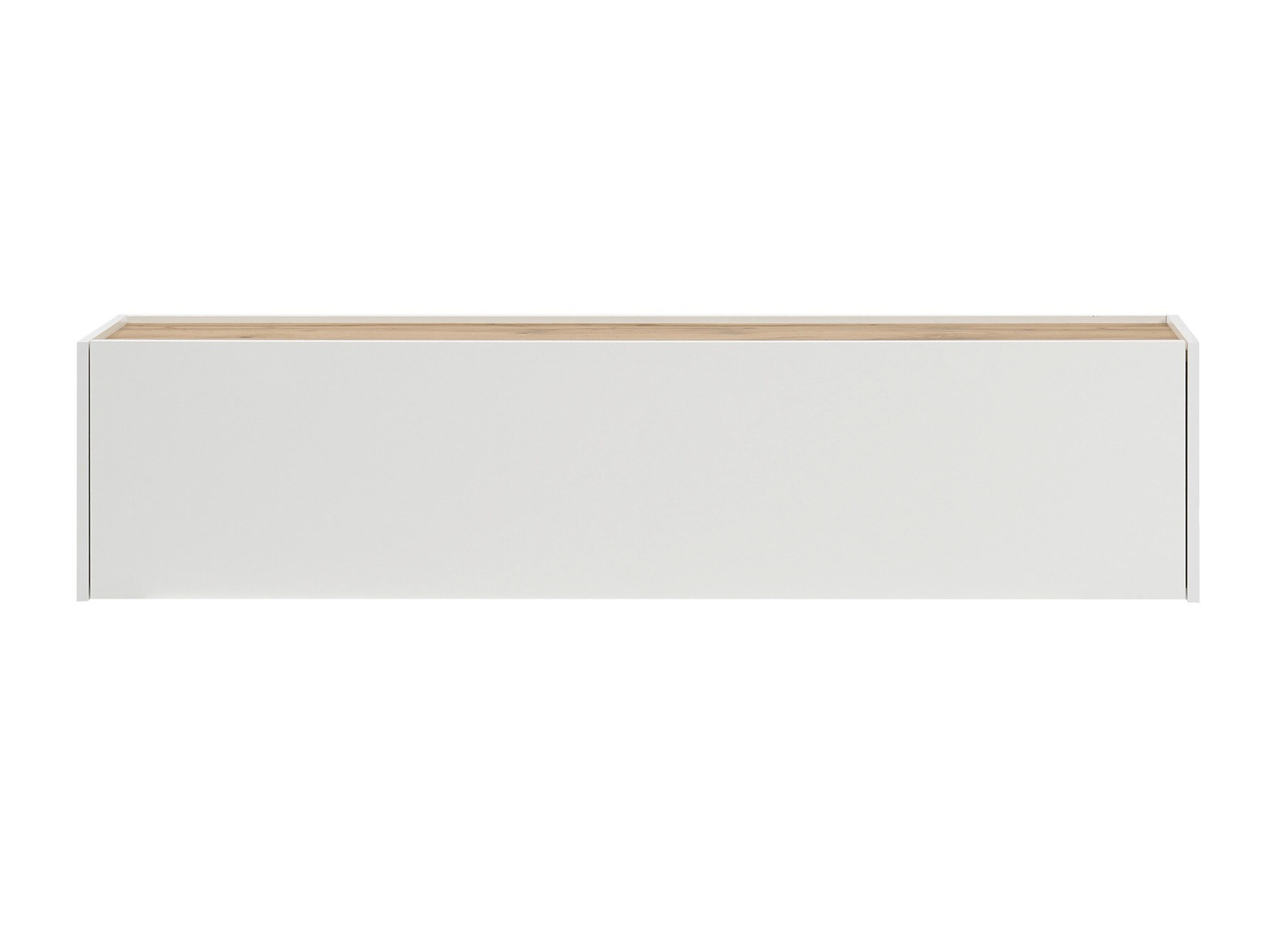 TV stand Elbsori 108 (White + Wotan Oak)