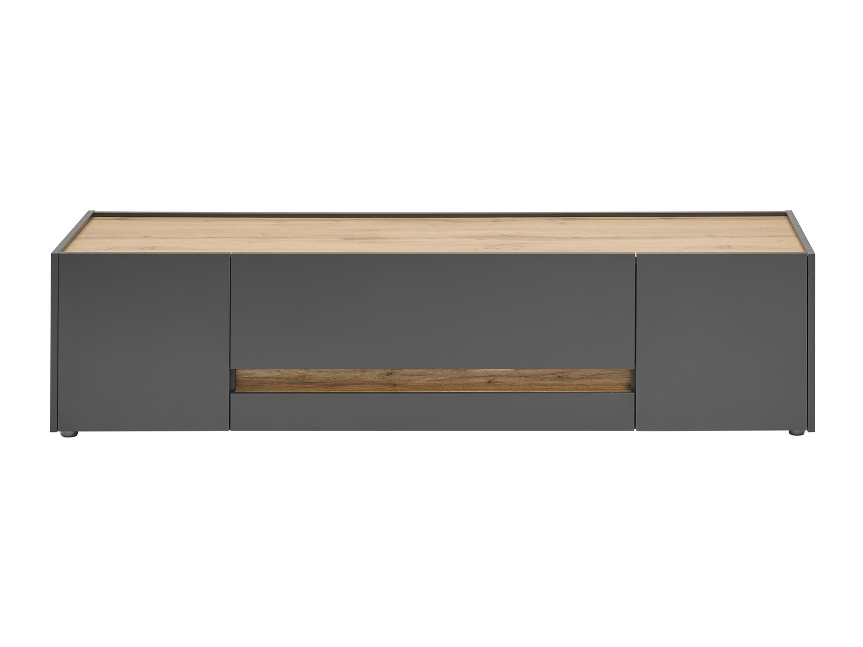 Έπιπλο τηλεόρασης Elbsori 115 (Ανθρακί + Δρυς wotan)