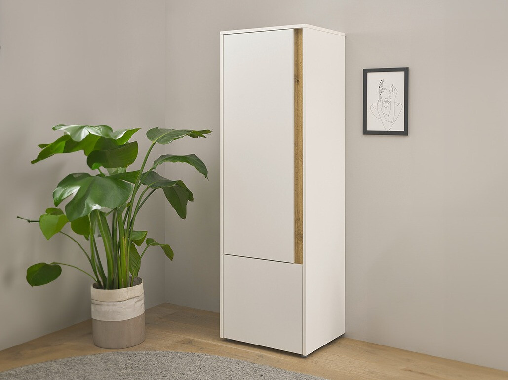 Βιβλιοθήκη Elbsori 104 (Άσπρο + Δρυς wotan)