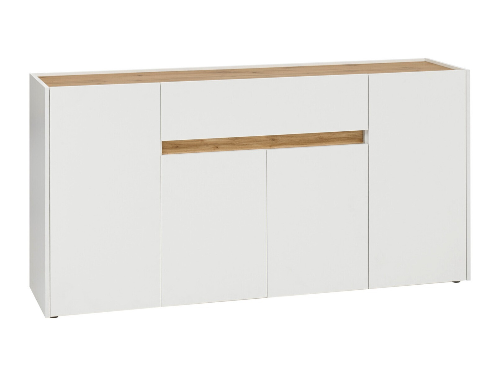 Συρταριέρα Elbsori 117 (Άσπρο + Δρυς wotan)