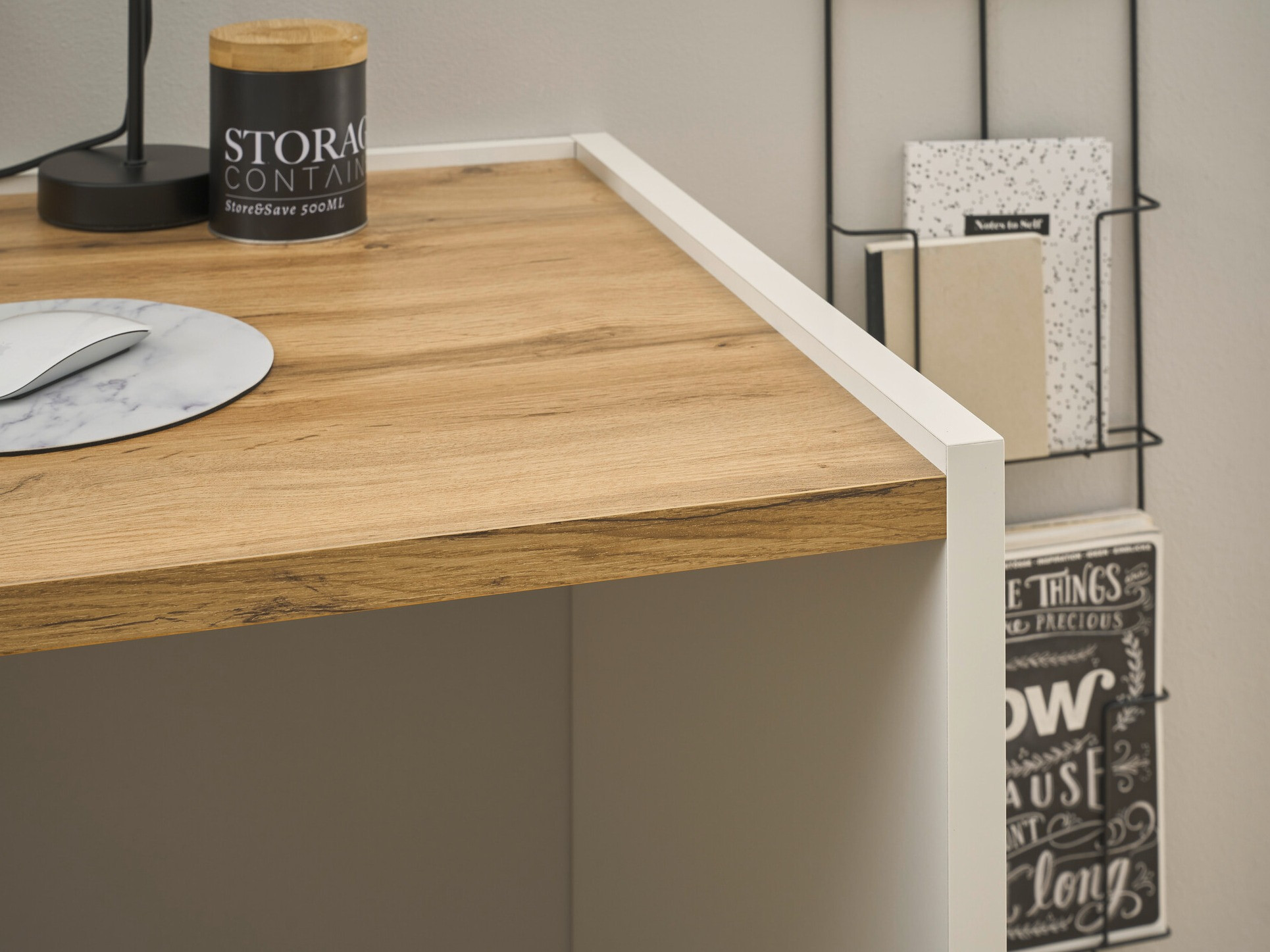 Γραφείο Elbsori 119 (Άσπρο + Δρυς wotan)