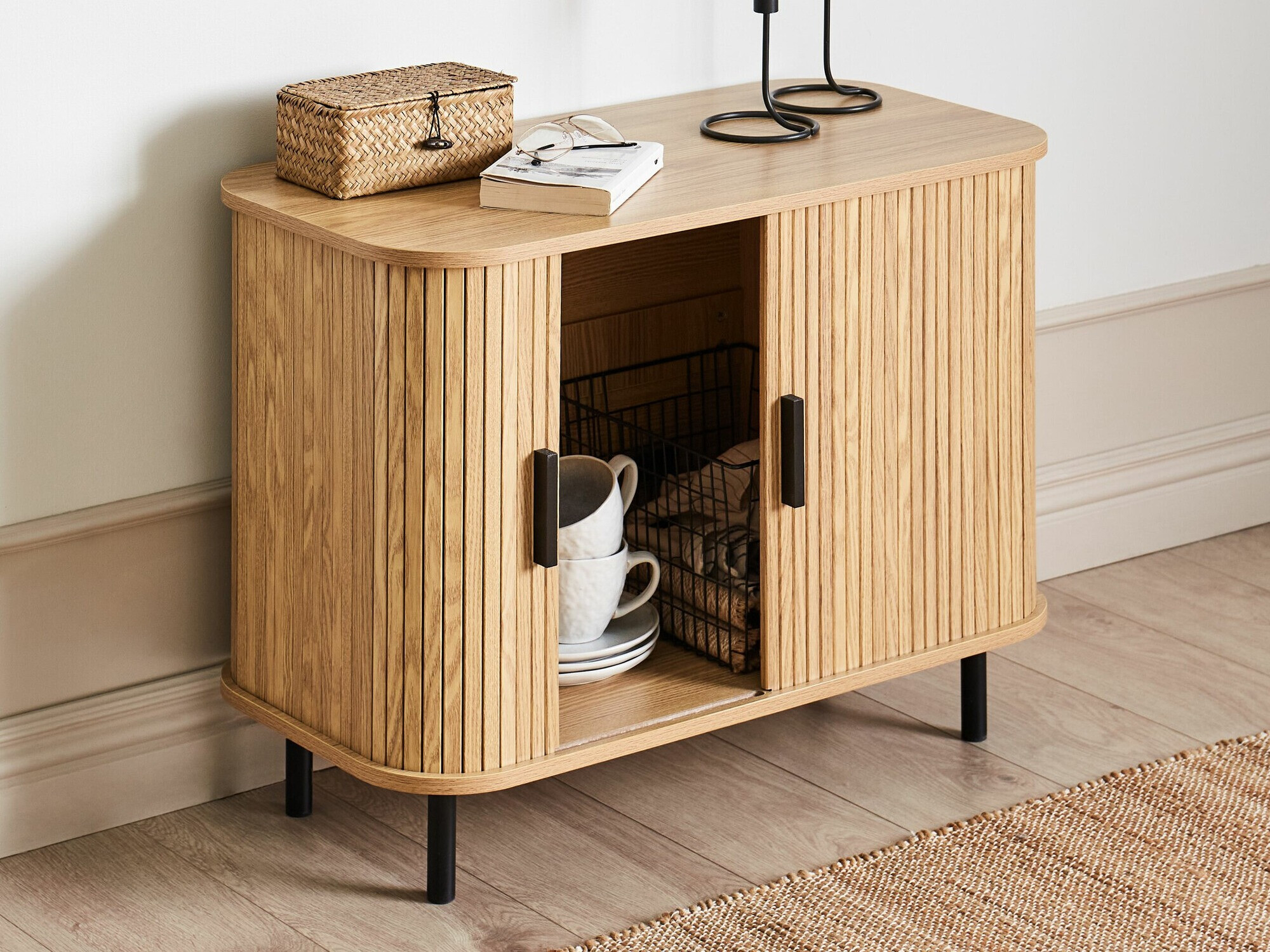 Μπουφέ Fencalu 108 (Ανοιχτό χρώμα ξύλου)