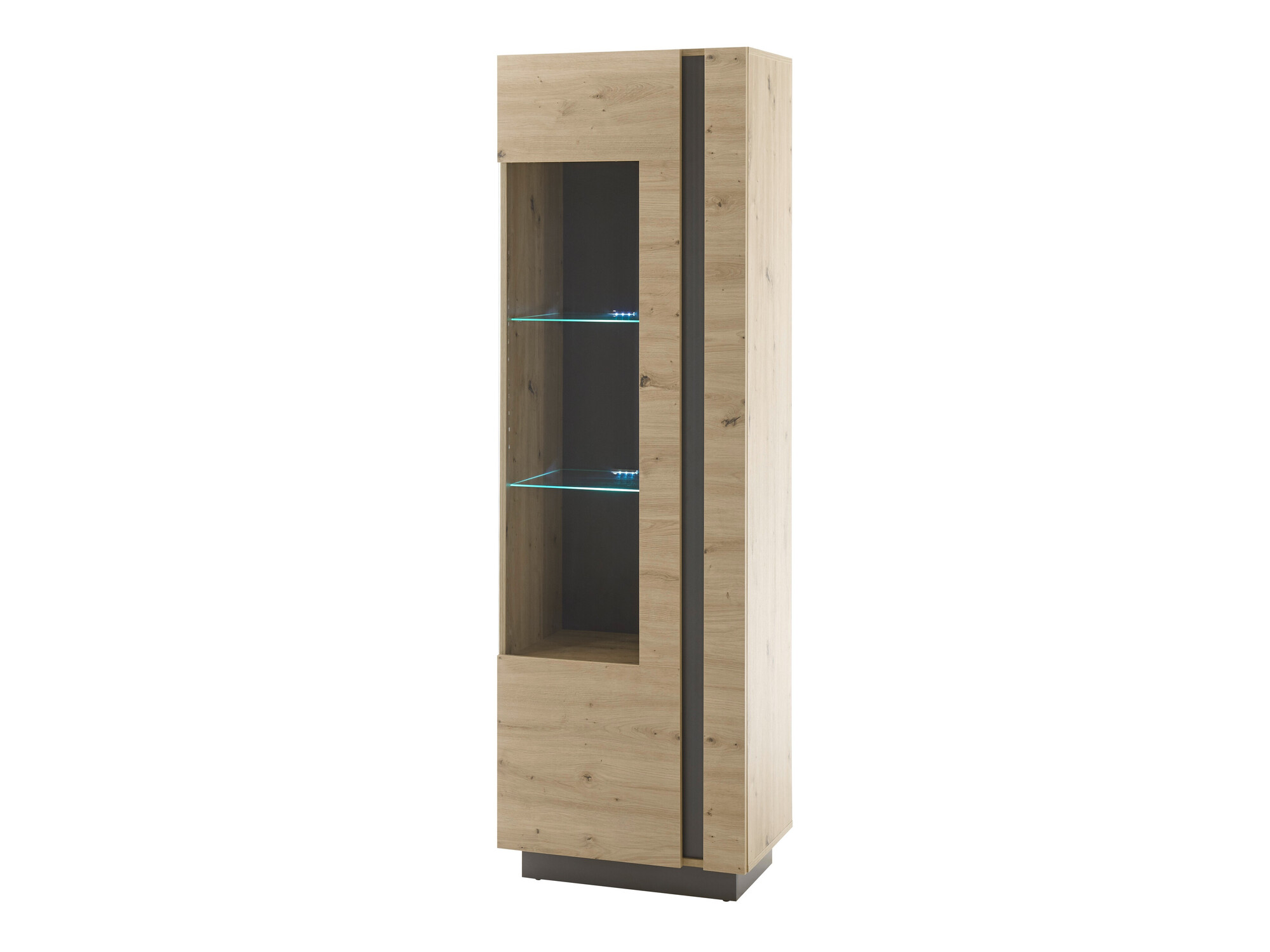 Bookcase Veropho 100 (Artisan oak + Graphite)