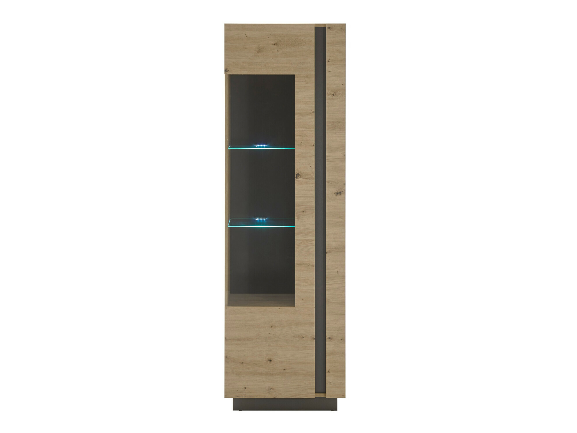 Bookcase Veropho 100 (Artisan oak + Graphite)