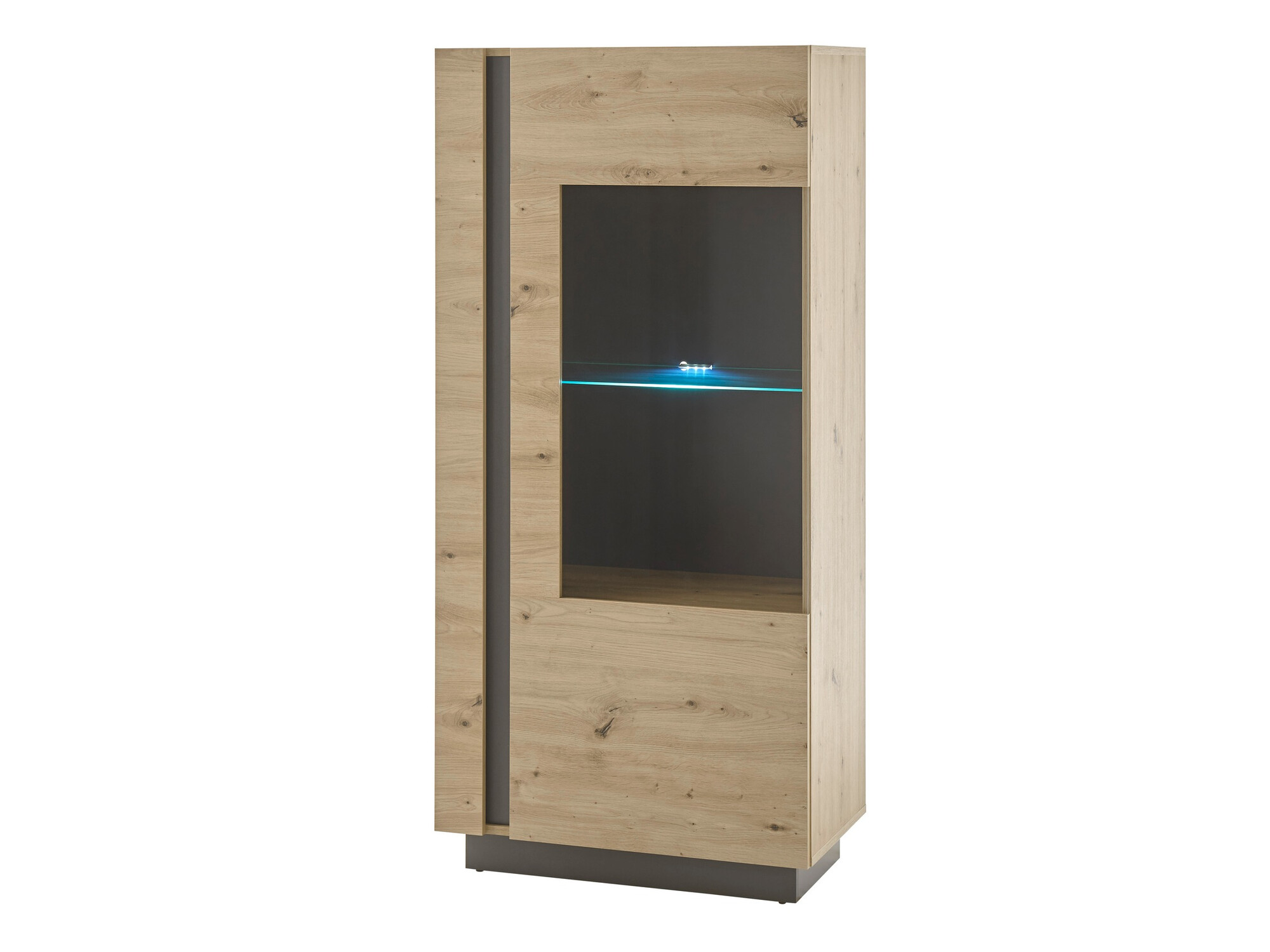 Bookcase Veropho 101 (Artisan oak + Graphite)
