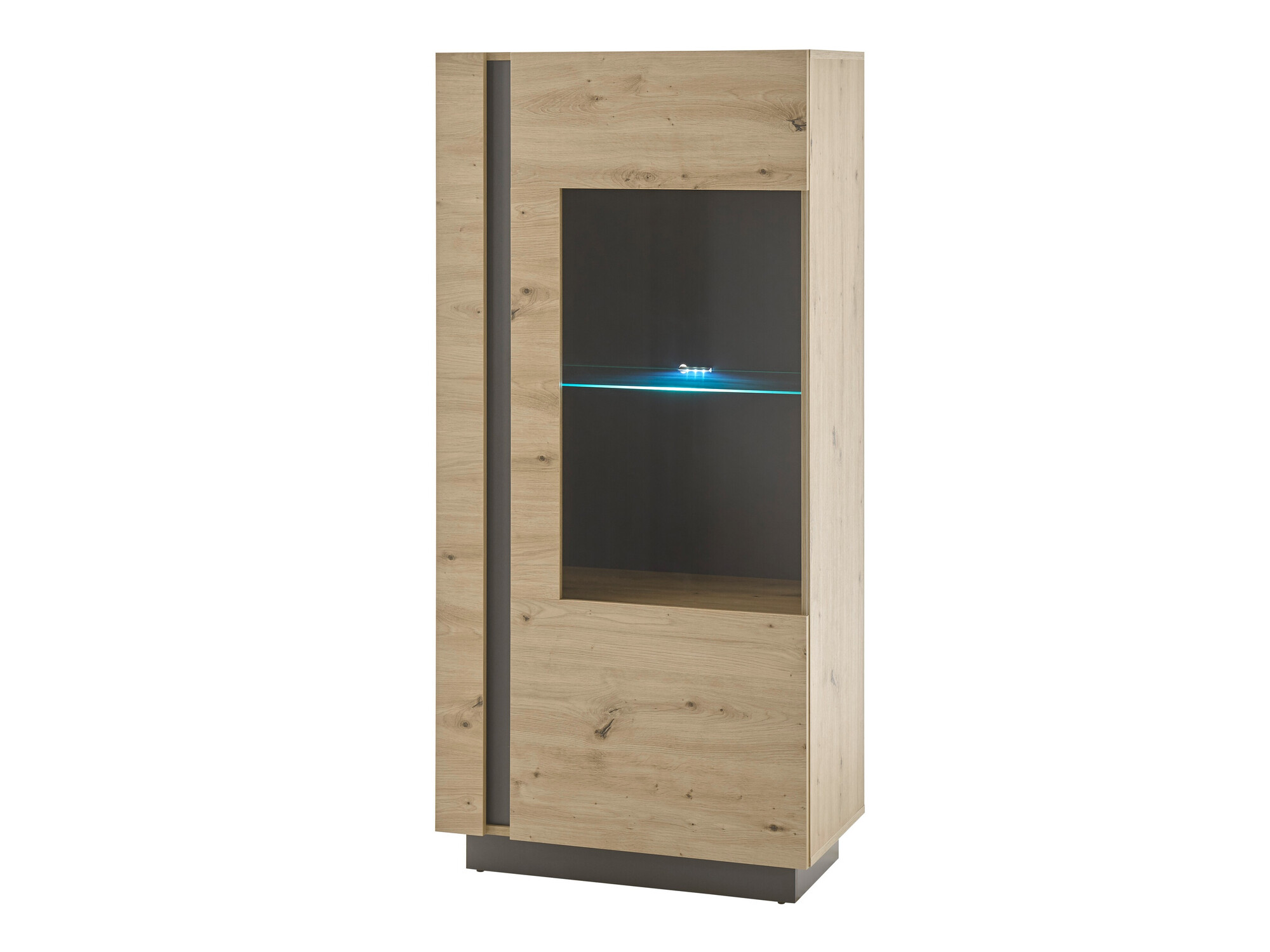 Bookcase Veropho 101 (Artisan oak + Graphite)