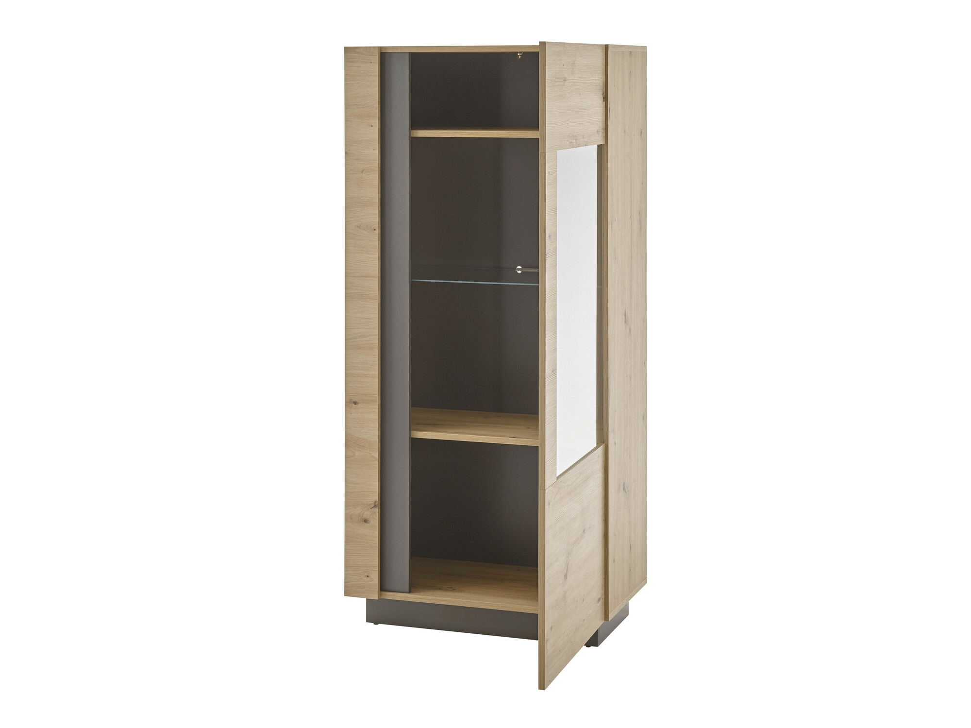 Bookcase Veropho 101 (Artisan oak + Graphite)