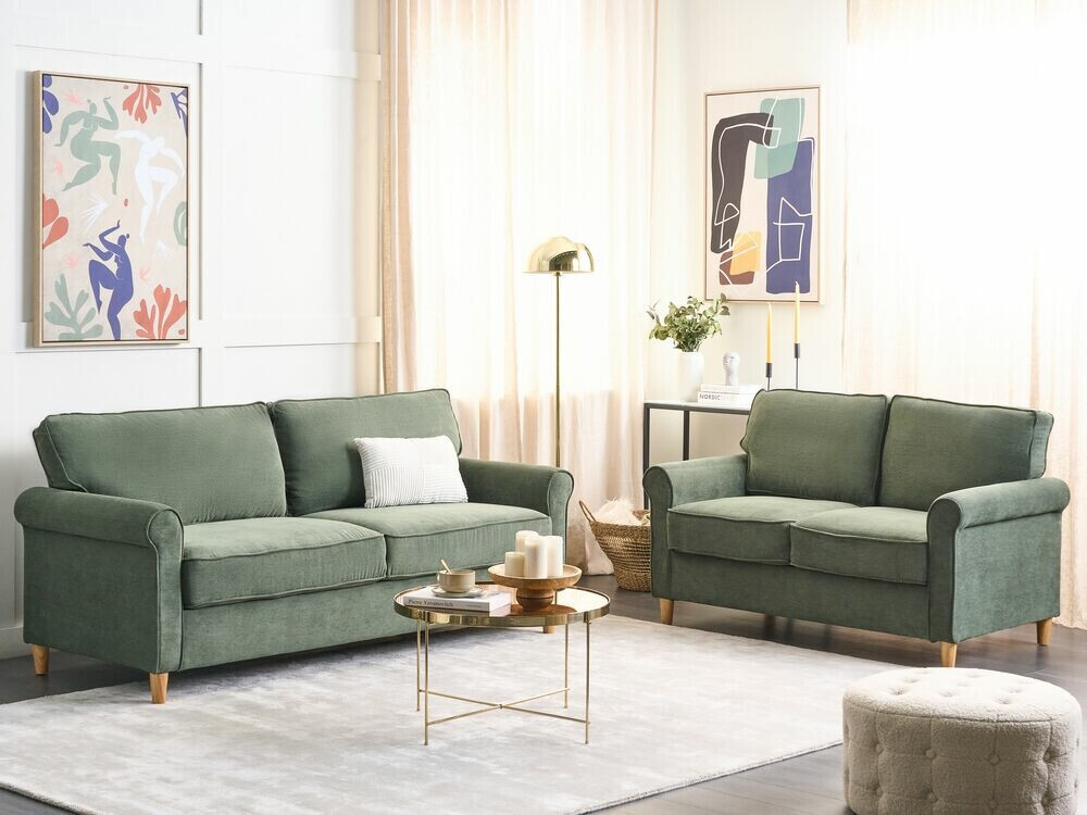 Σετ ταπετσαρισμένων επίπλων Berwyn 676 (Πράσινο)