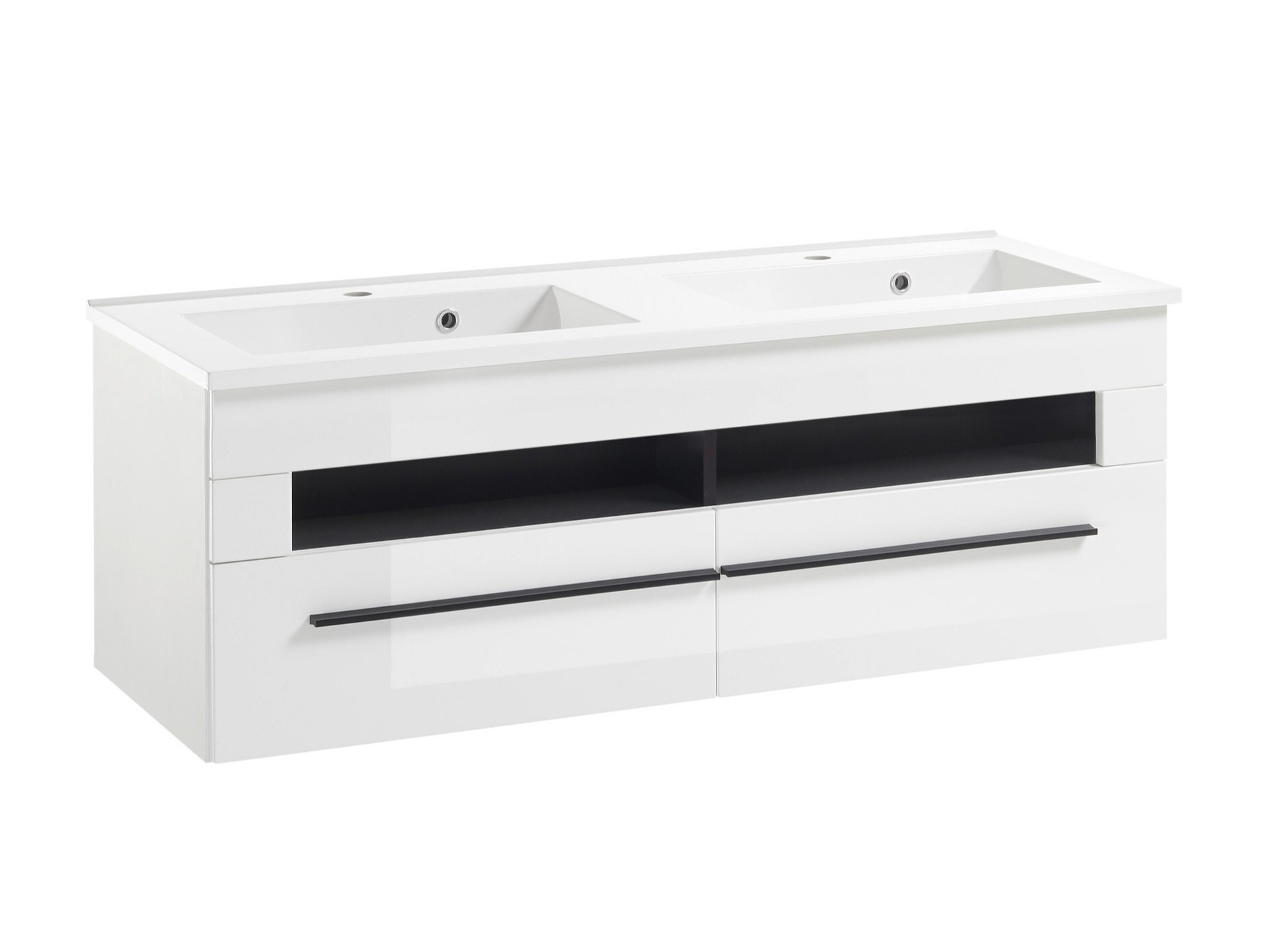 Wall-mounted bathroom cabinet for washbasin Torbelu 100