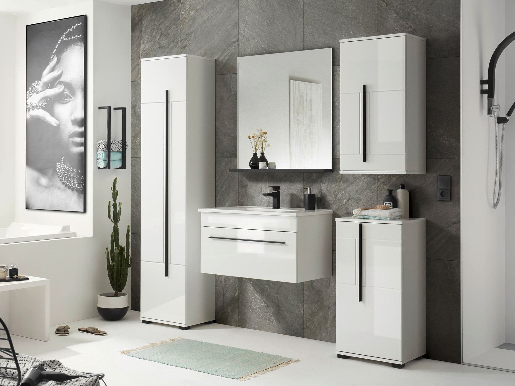 Wall-mounted bathroom cabinet Torbelu 103