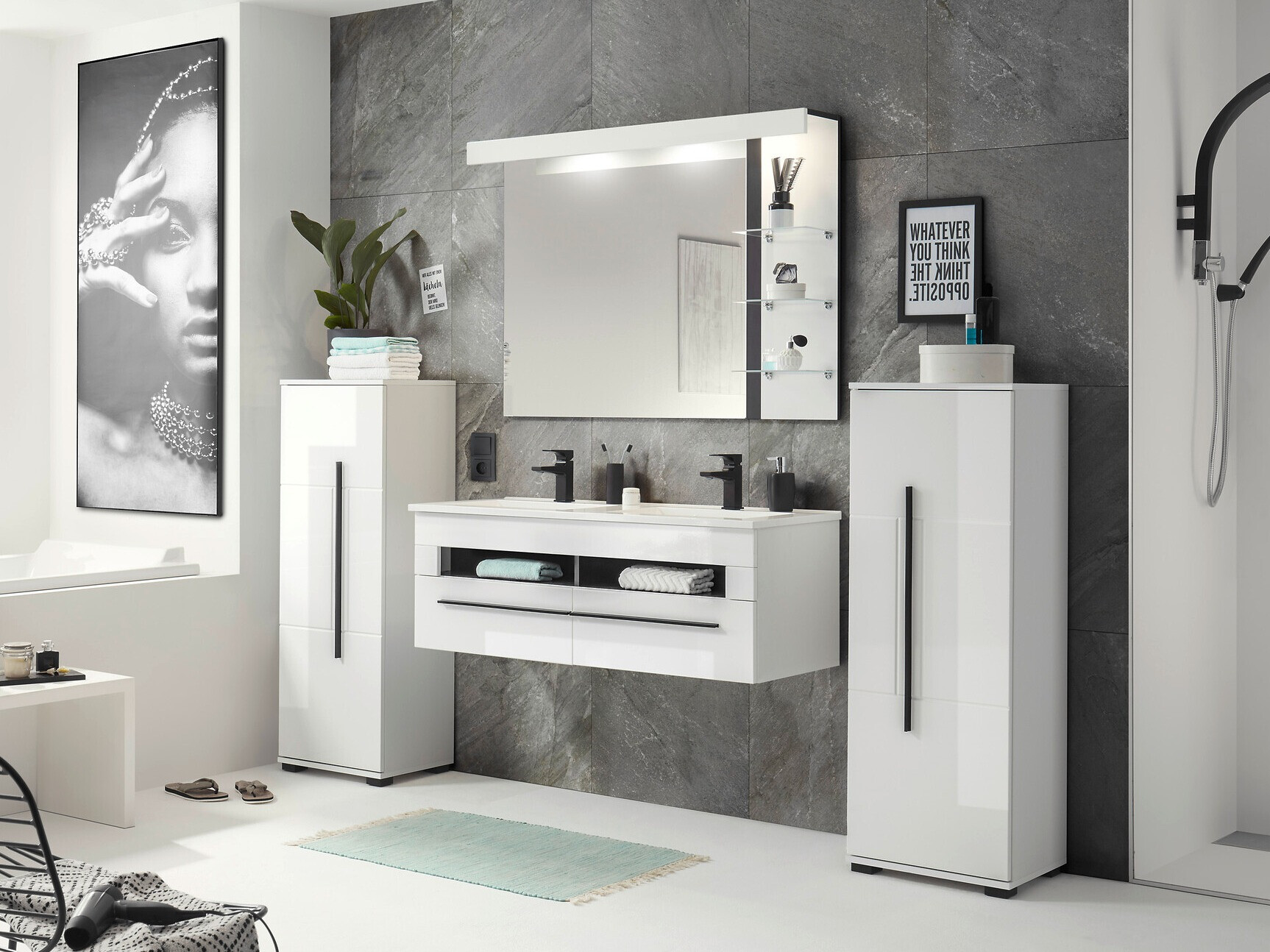 Όρθιο ντουλάπι μπάνιου Torbelu 105