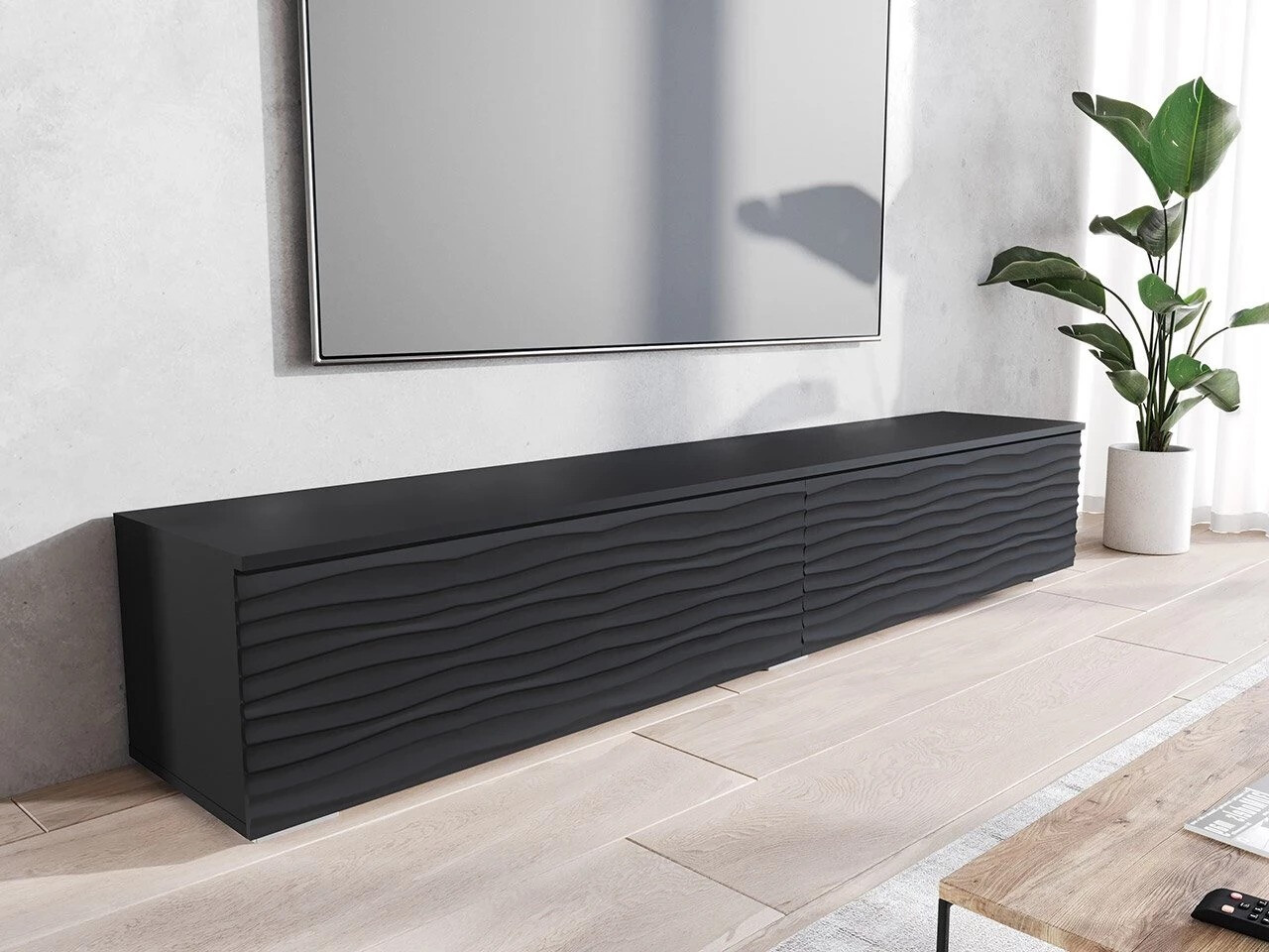 TV stand Sarasota 164 (Graphite + Black)