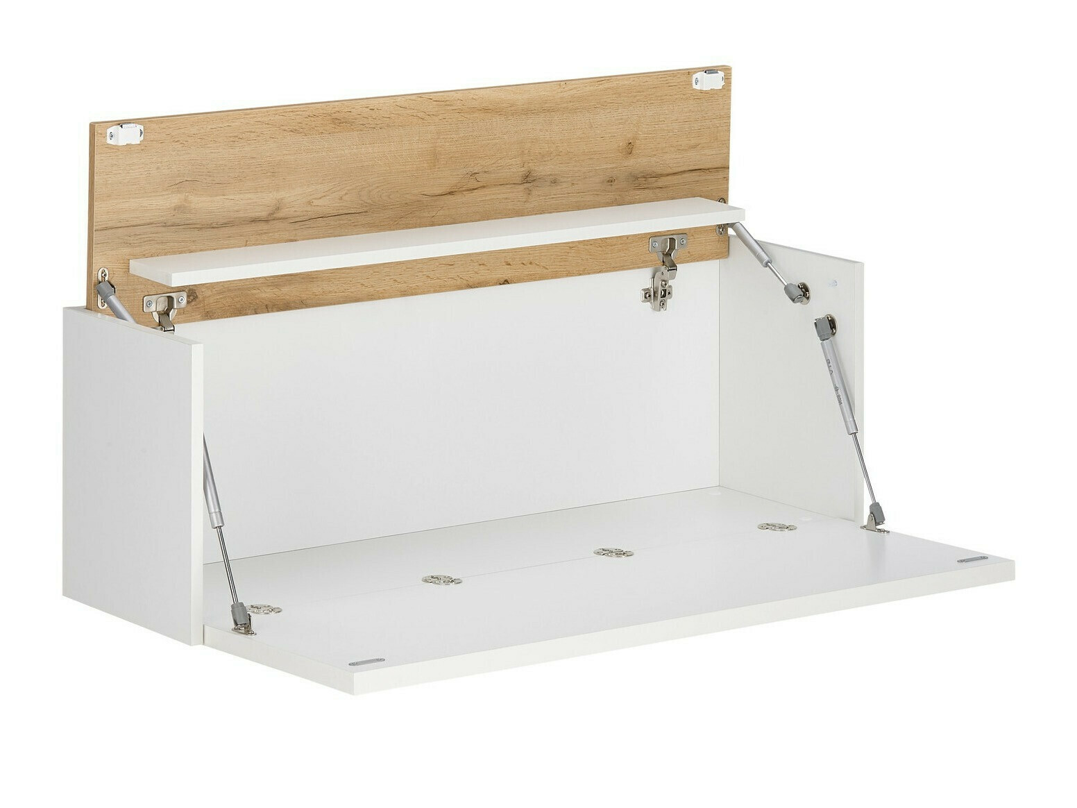 Σετ επίπλων σαλονιού Elbsori 138 (Άσπρο + Δρυς wotan)