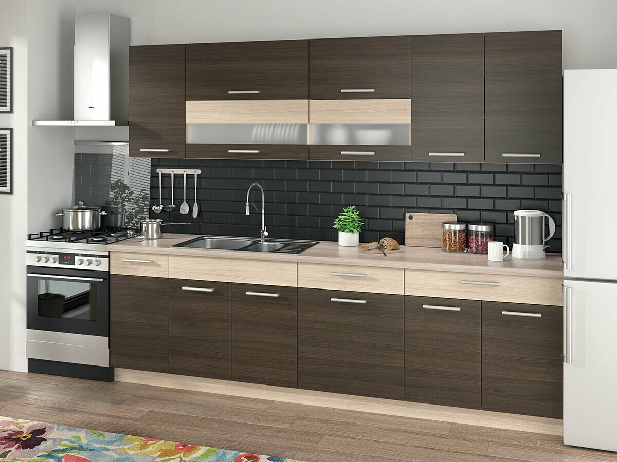 Πολυμορφικό ντουλάπι τοίχου Mode Dark 107