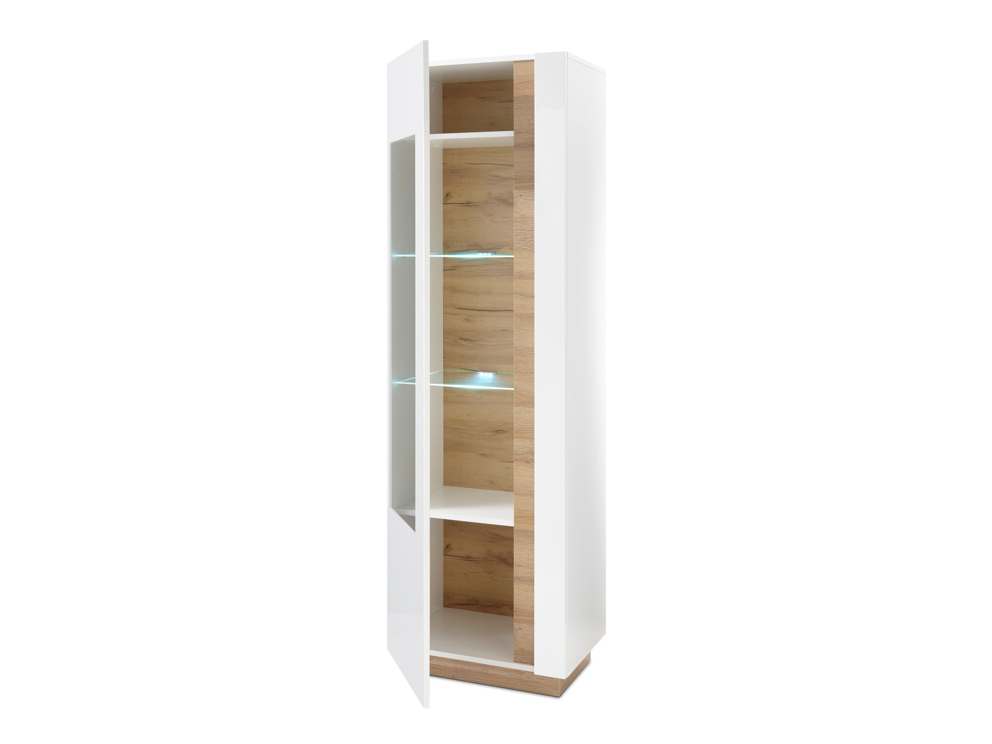 Living room set Veropho 110 (Glossy white + Grandson oak)