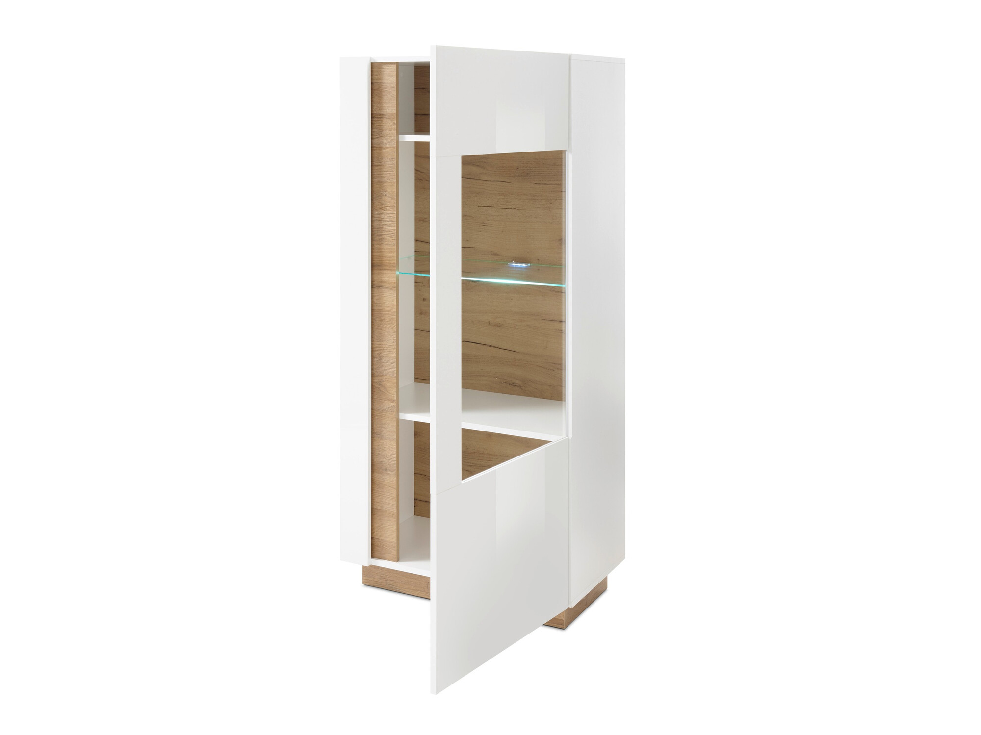 Living room set Veropho 112 (Glossy white + Grandson oak)