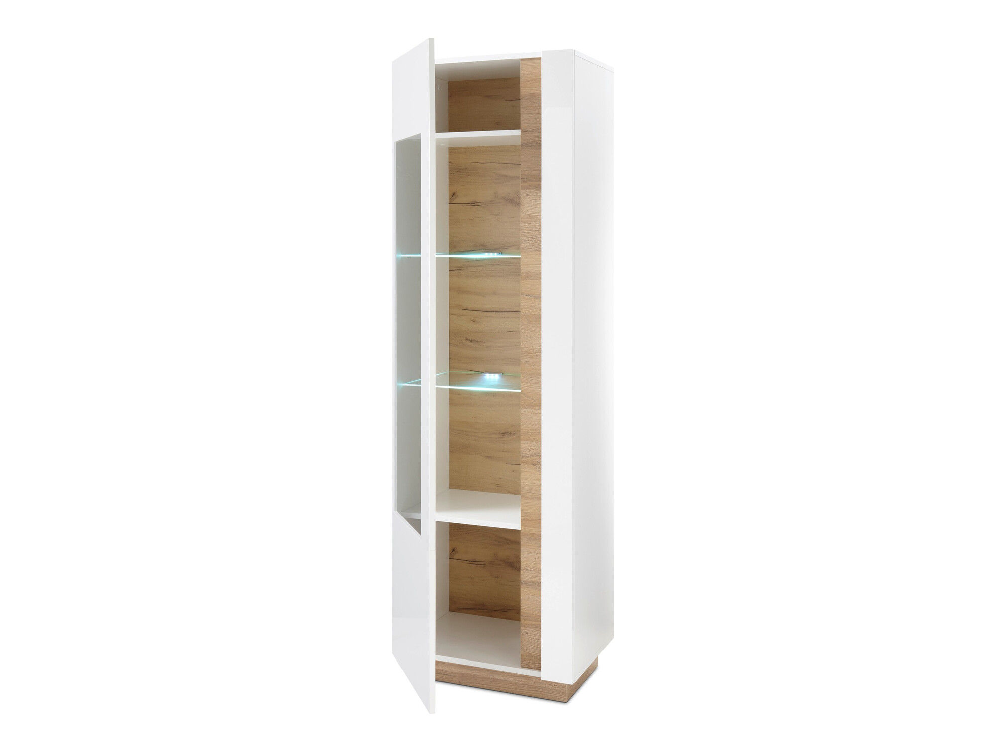 Living room set Veropho 113 (Glossy white + Grandson oak)