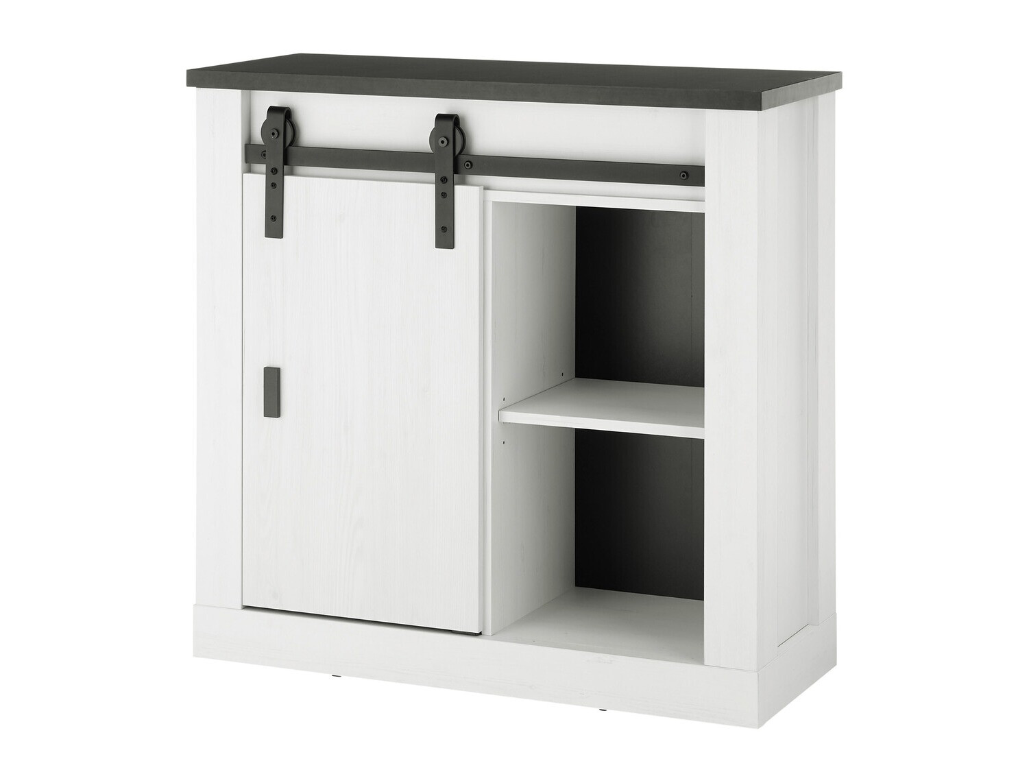 Sideboard Cirtale 119 (Bleached pine + Anthracite)