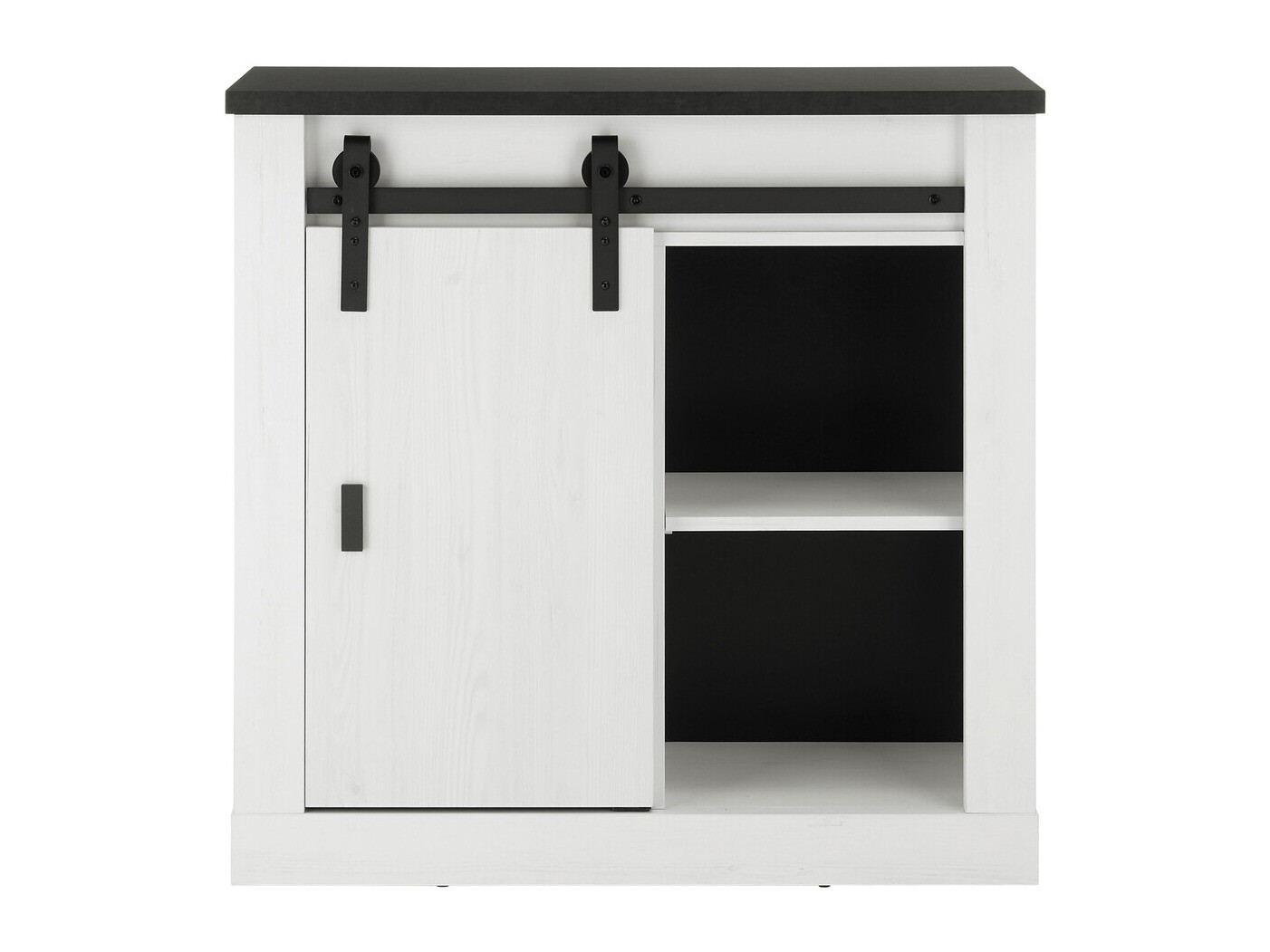 Sideboard Cirtale 119 (Bleached pine + Anthracite)
