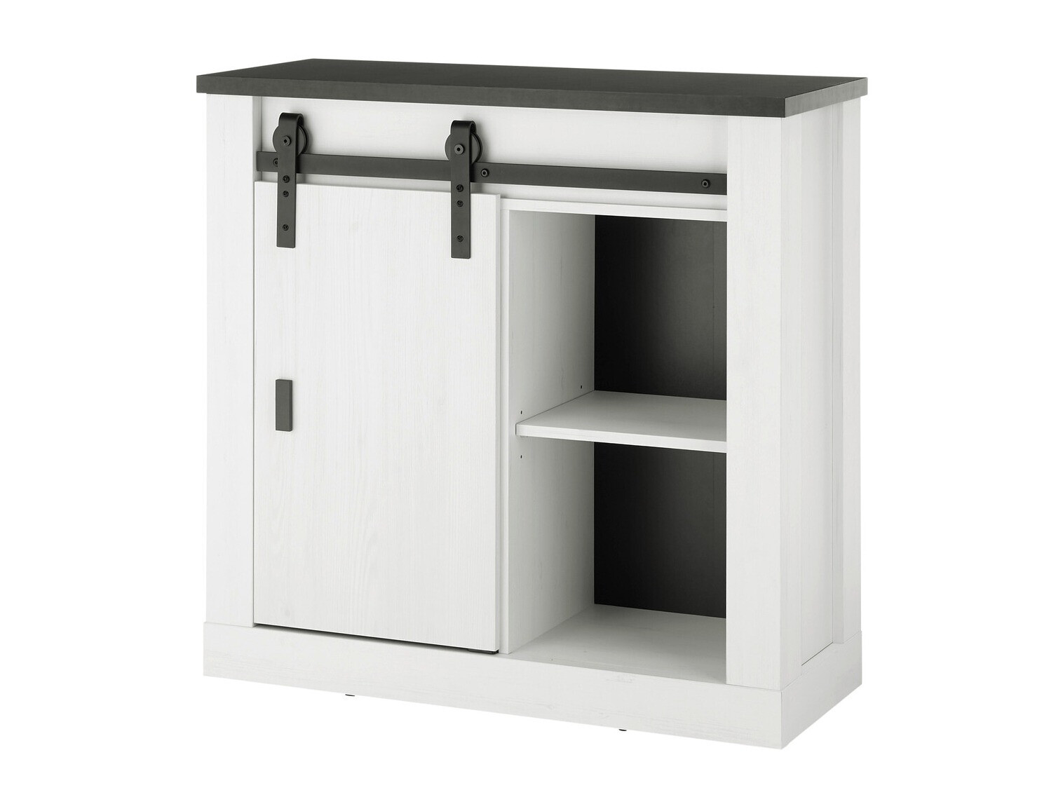 Sideboard Cirtale 119 (Bleached pine + Anthracite)
