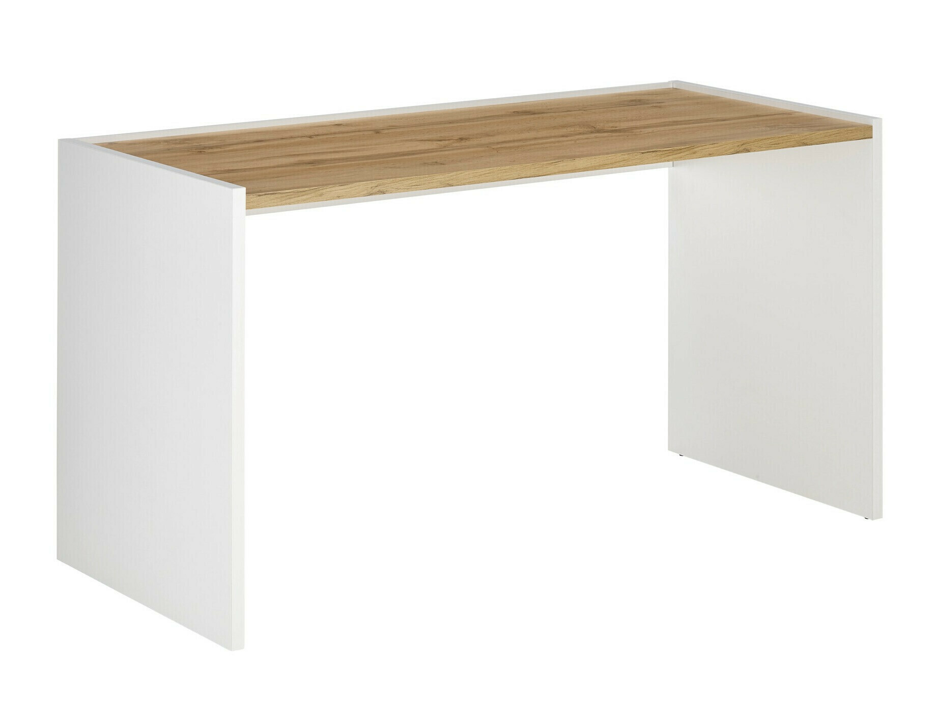 Home office set Elbsori 155 (White + Wotan Oak)