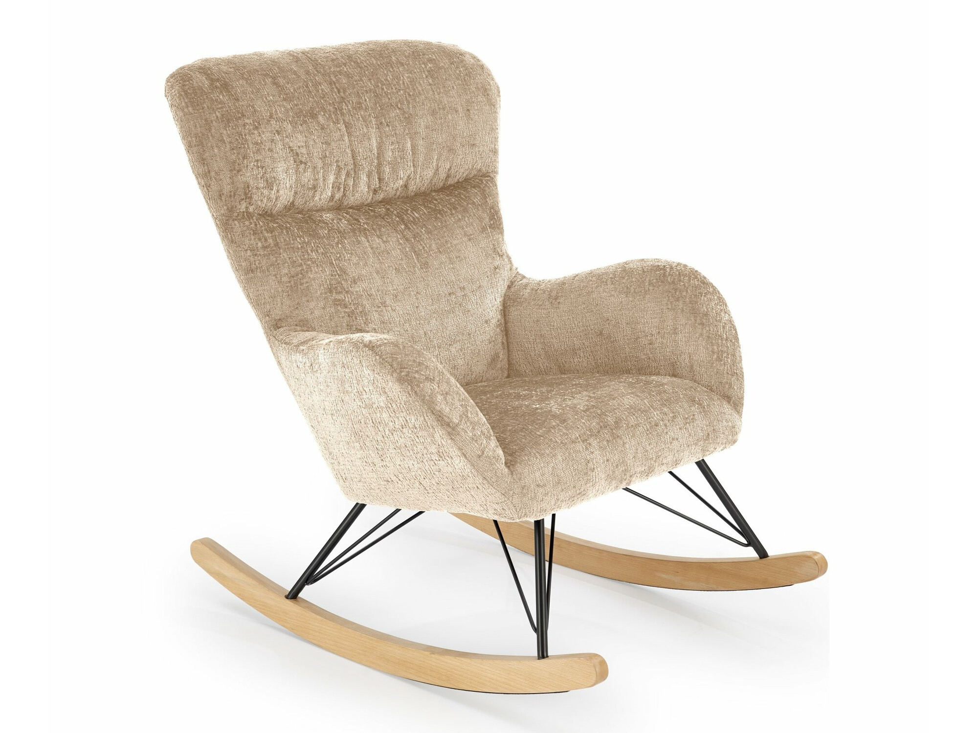 Κουνιστή καρέκλα Houston 1594 (Μπεζ)