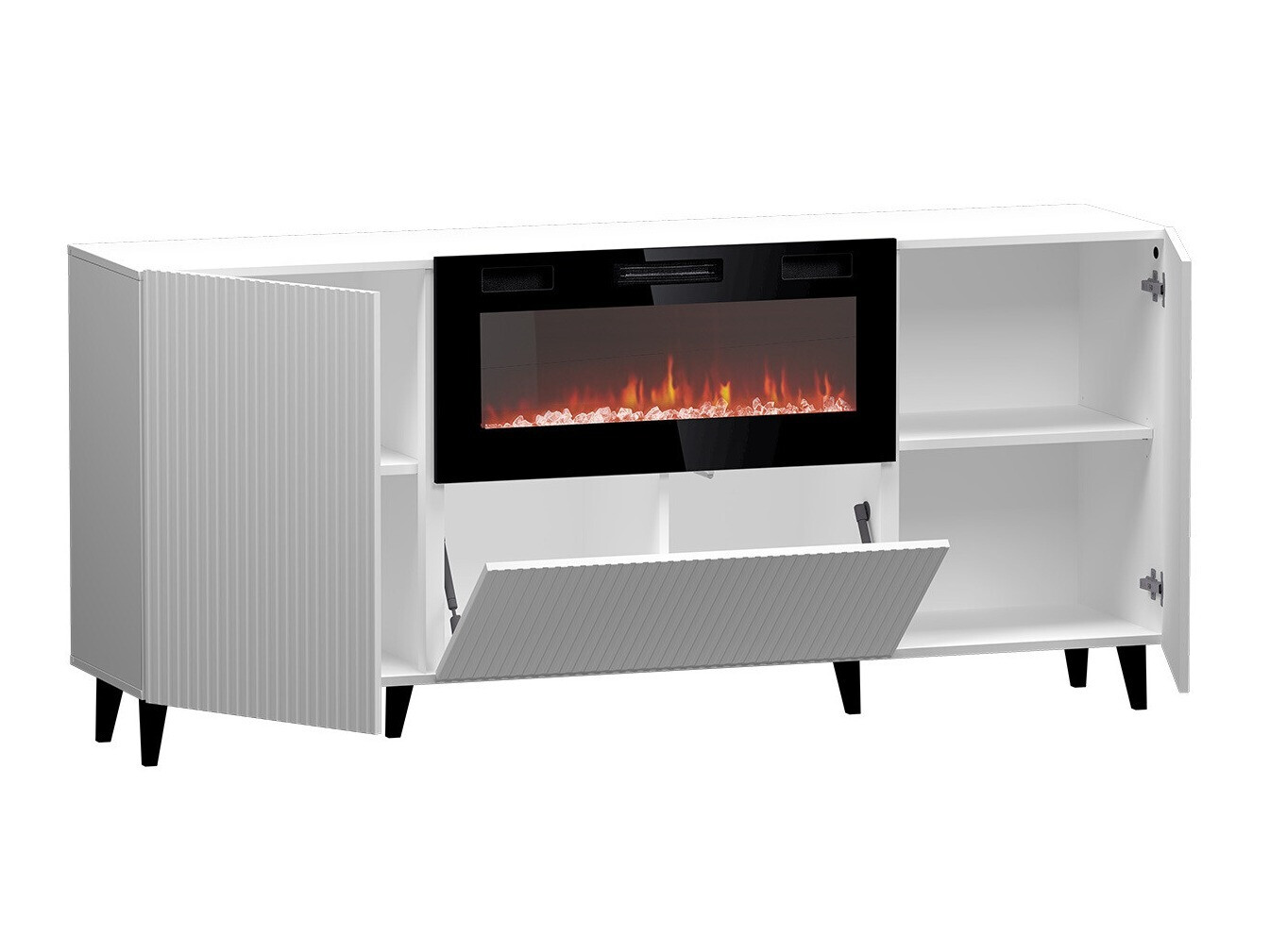 Μπουφέ Dicto I (Μαύρο + Χρυσό)