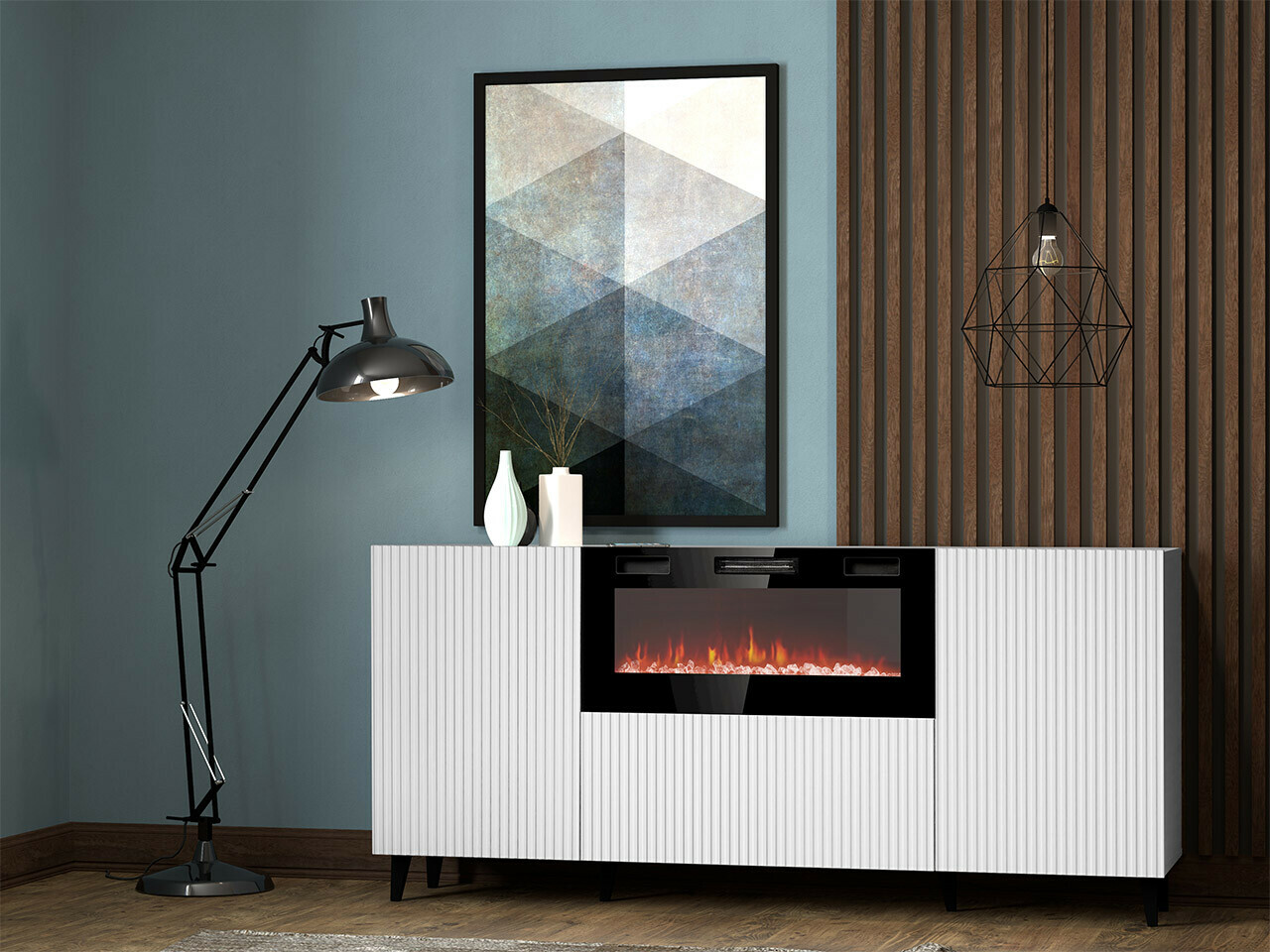 Sideboard Dicto I (White + Black)
