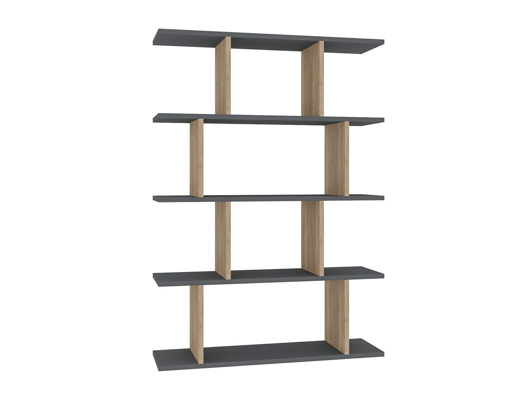 Βιβλιοθήκη Kailua 1048 (Ανθρακί + Δρυς)