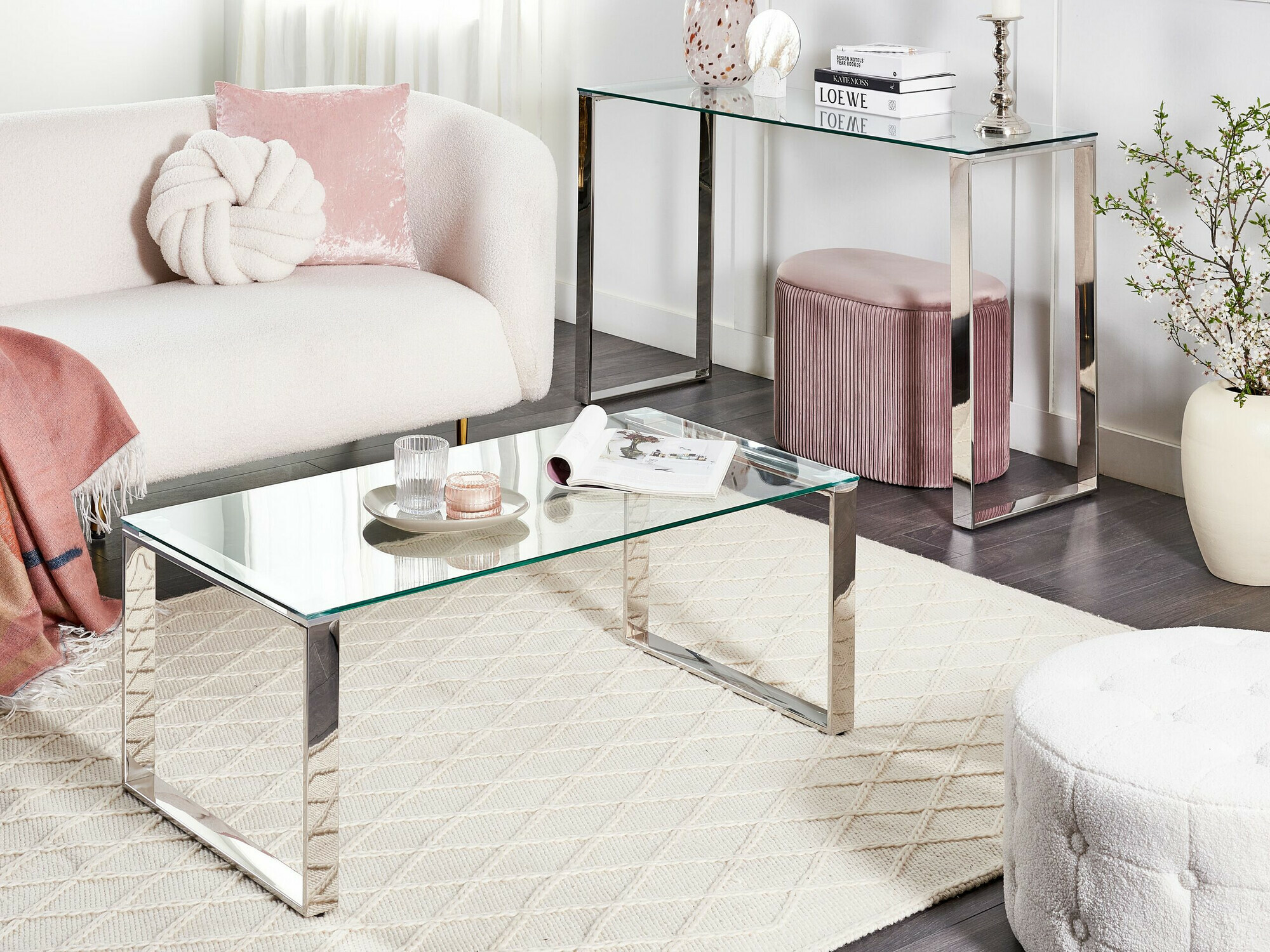 Κονσόλα Berwyn 1833 (Ασημί)