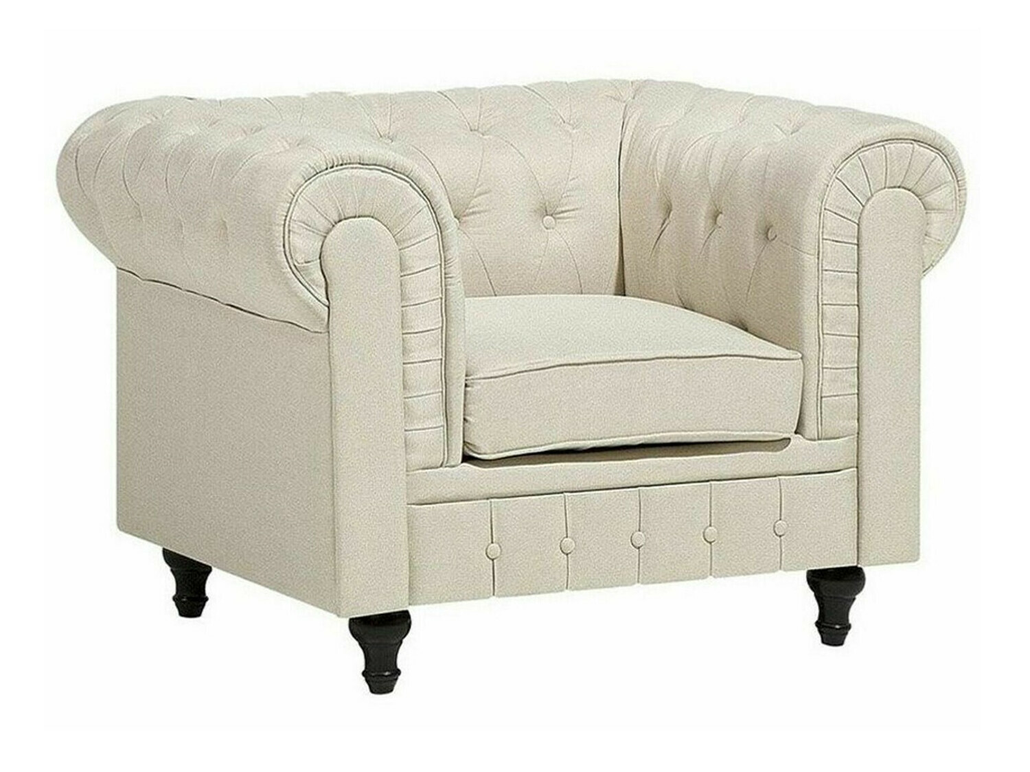 English-style armchair Cirdoro 102 (Beige)