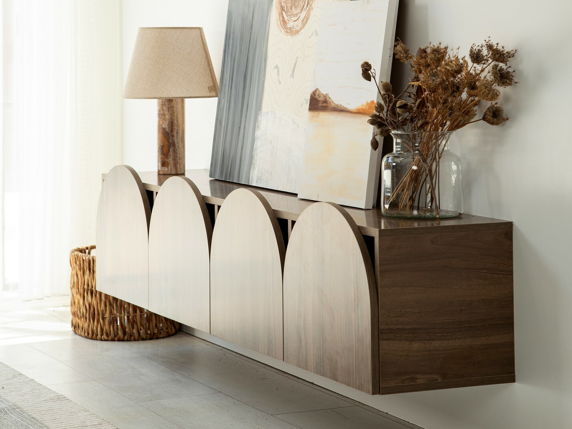 TV stand Kailua 2066 (Walnut)