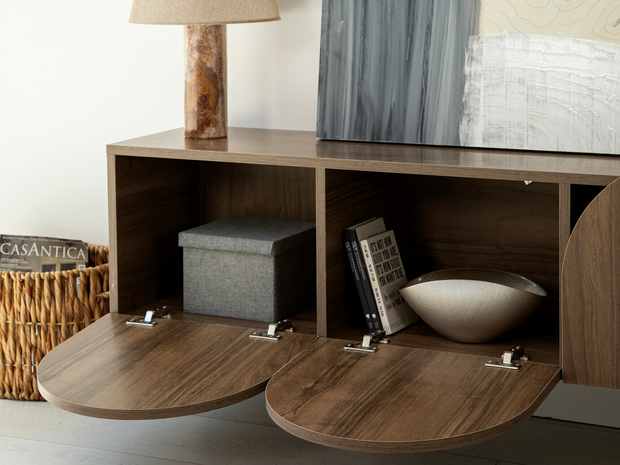 TV stand Kailua 2066 (Walnut)