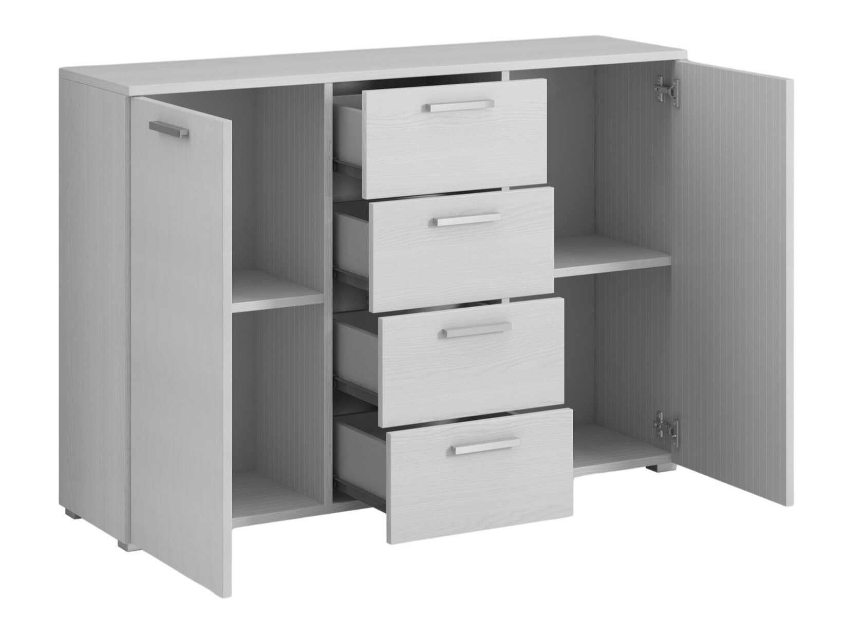 Συρταριέρα Levruvu 108 (Ξεθωριασμένo γκρι)