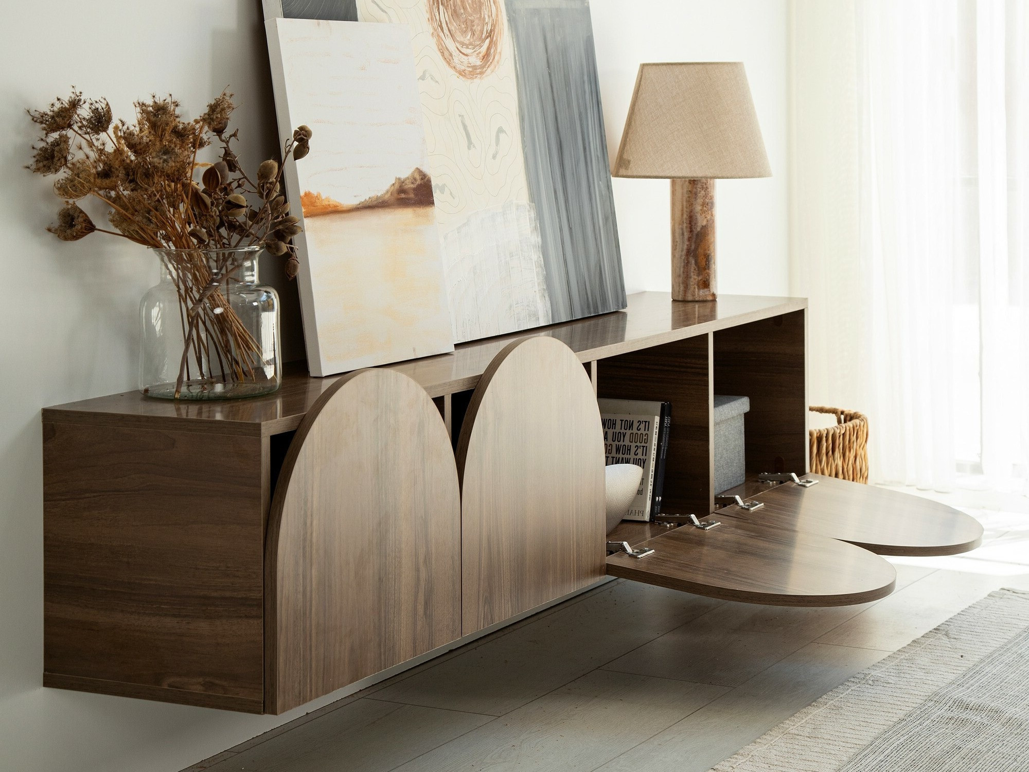 TV stand Kailua 2066 (Walnut)