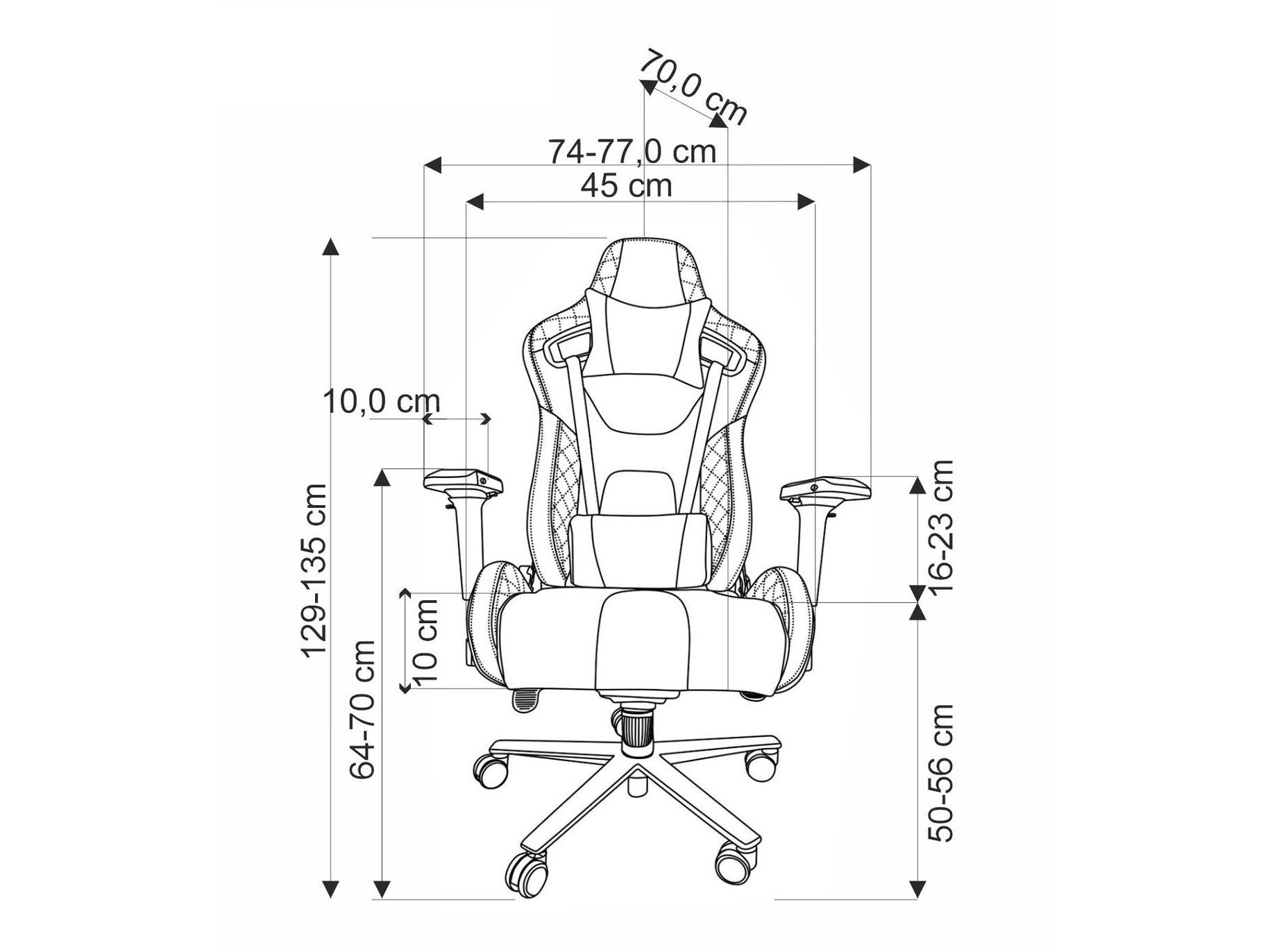 Gaming chair Houston 1620